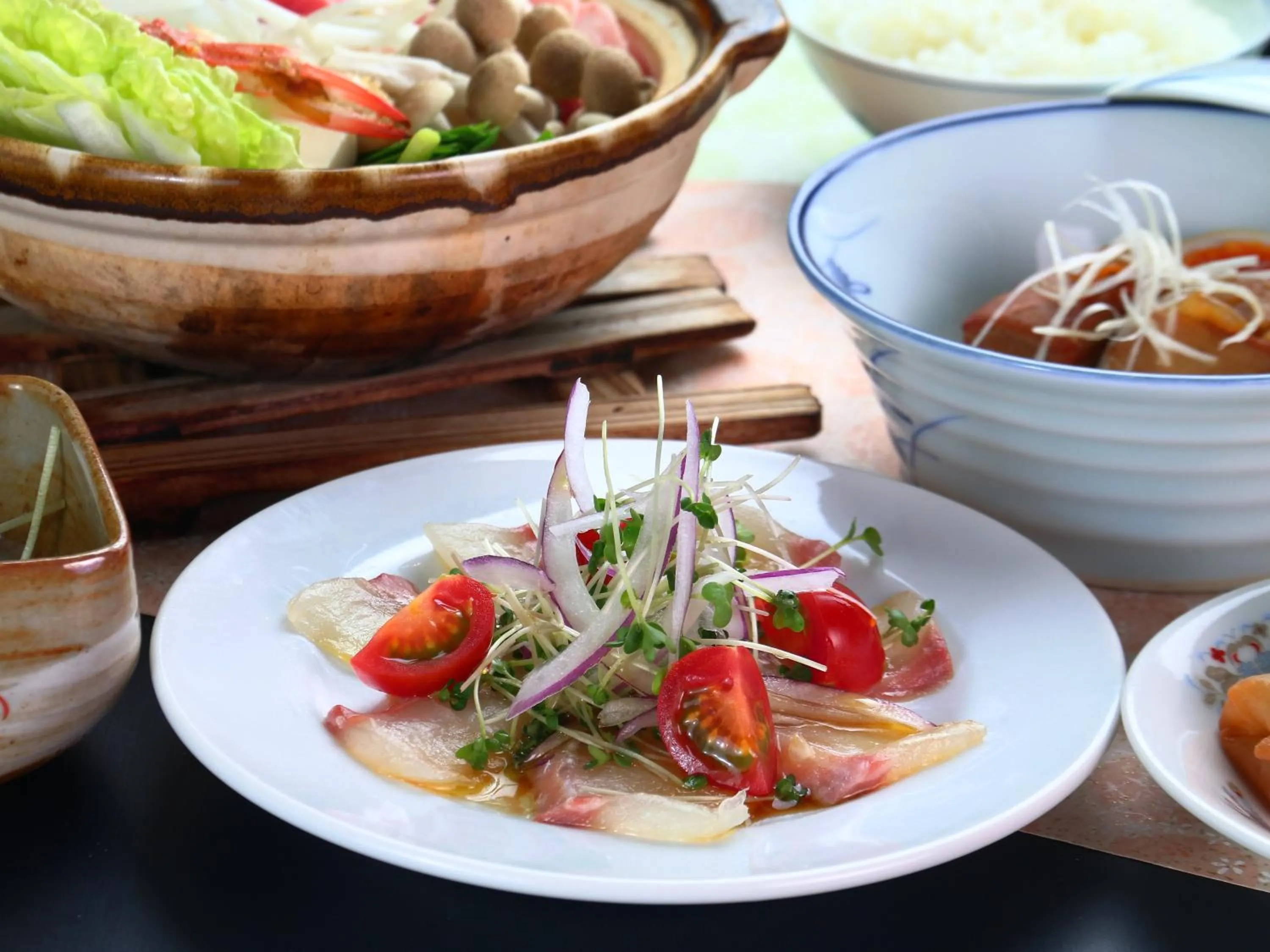 Food close-up in Star Hotel Akakura