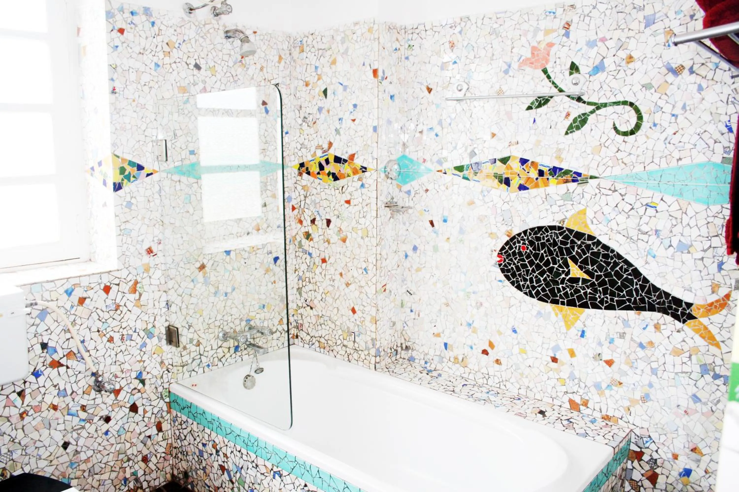 Bath in WelcomHeritage Panjim Inn