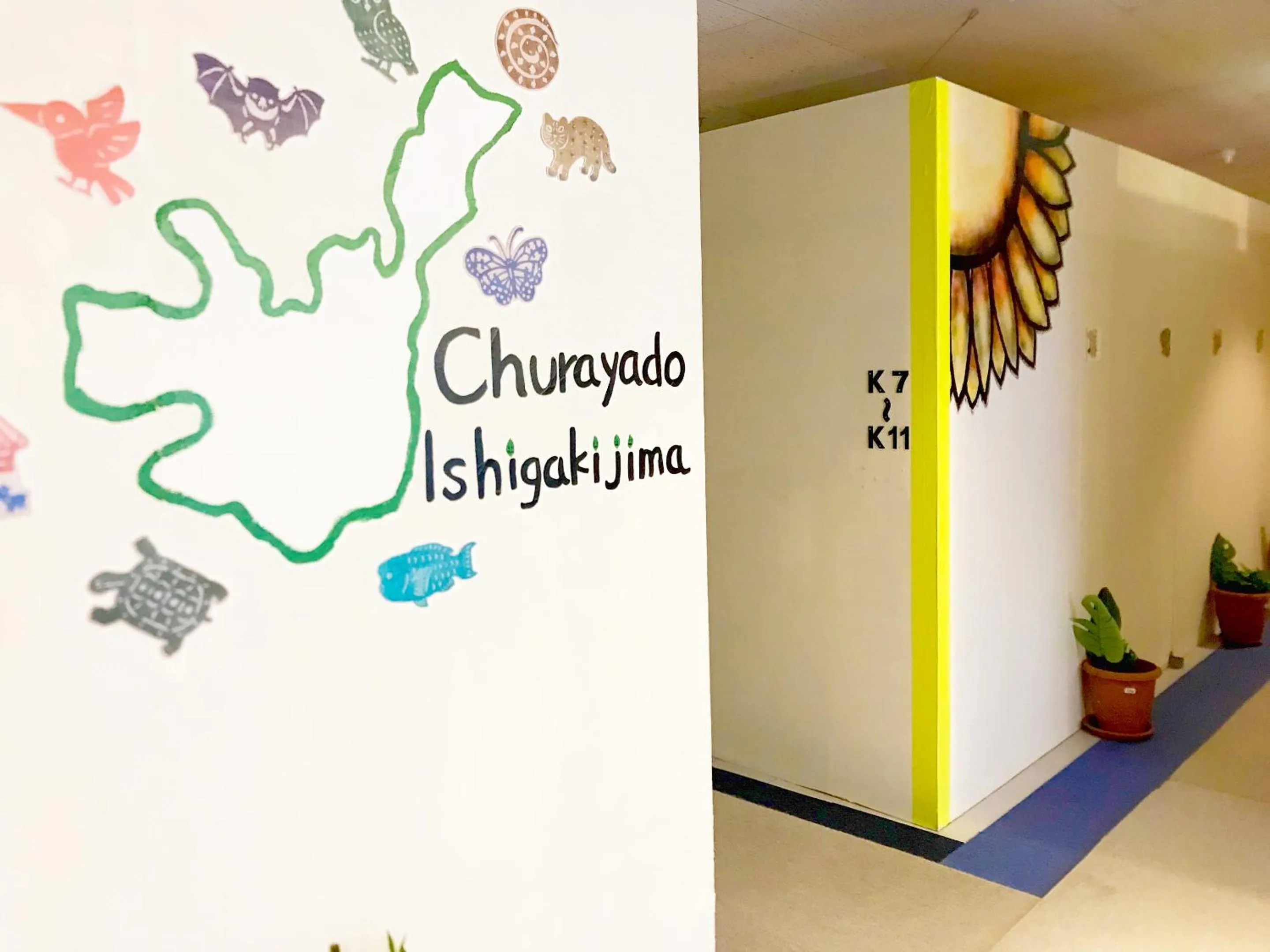 Area and facilities in Guesthouse Churayado Ishigakijima