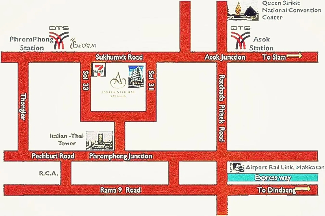 Area and facilities in Amora NeoLuxe Suites Hotel