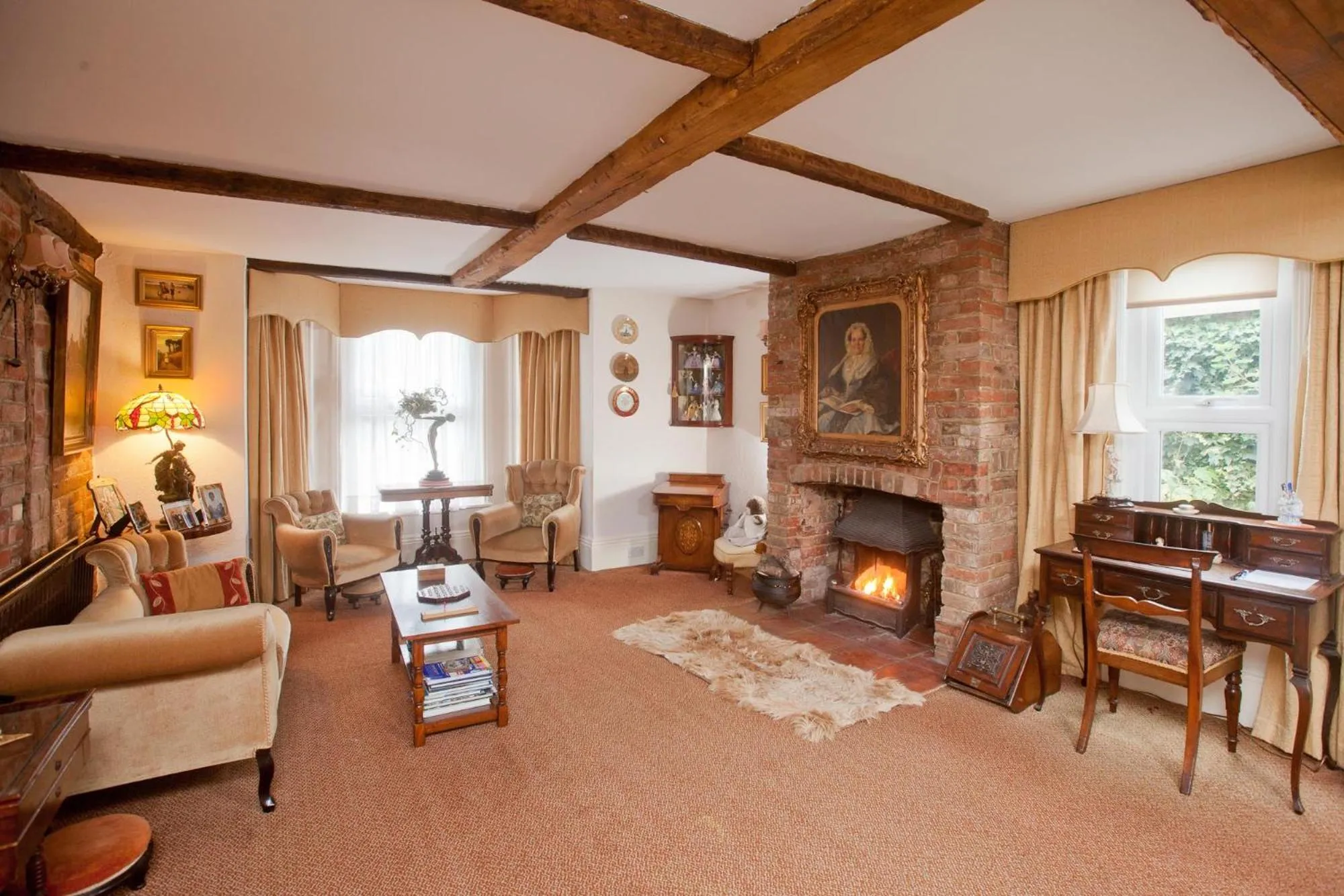 Living room in The Old House Guest House