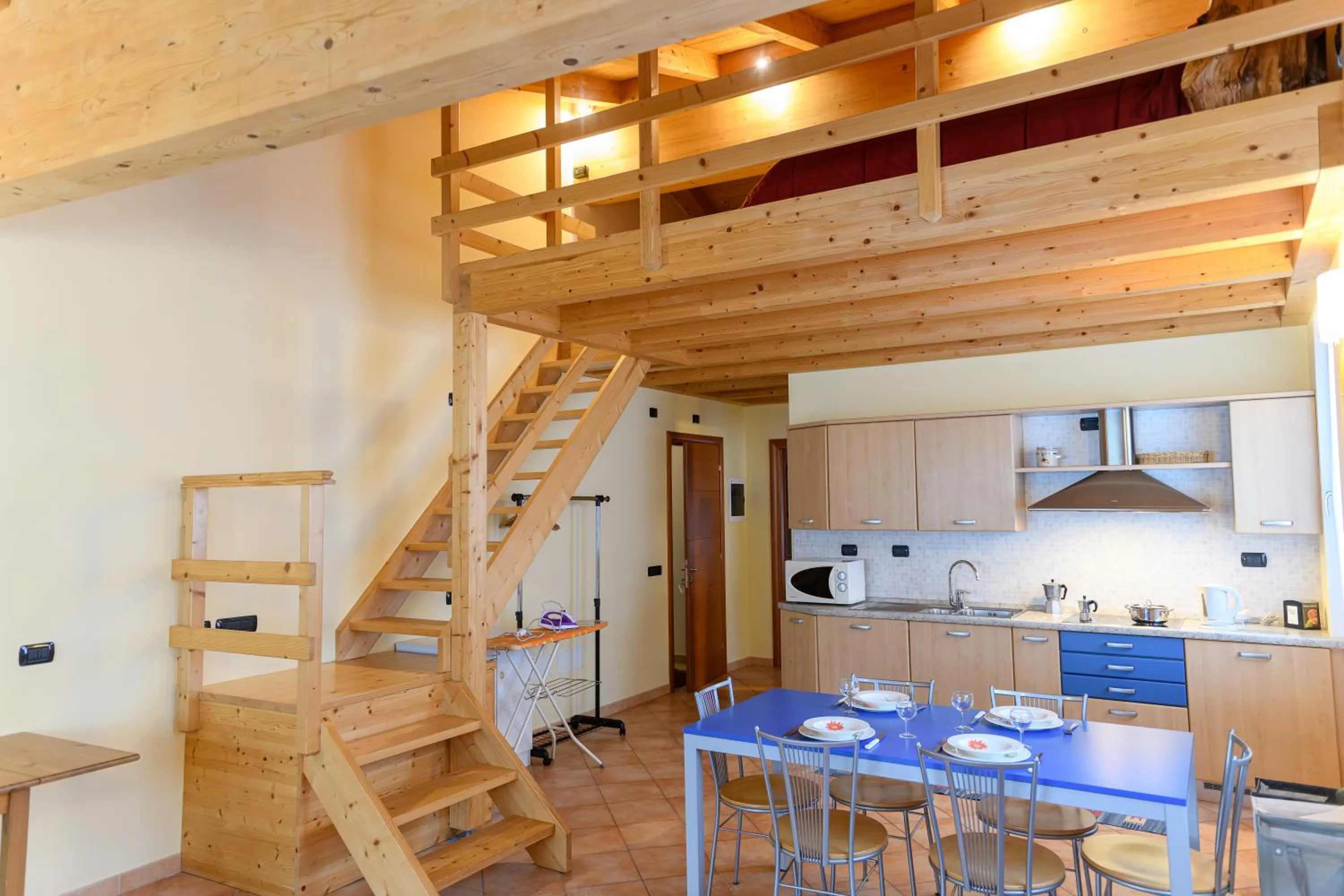 Kitchen or kitchenette in Hotel Garni Le Corti