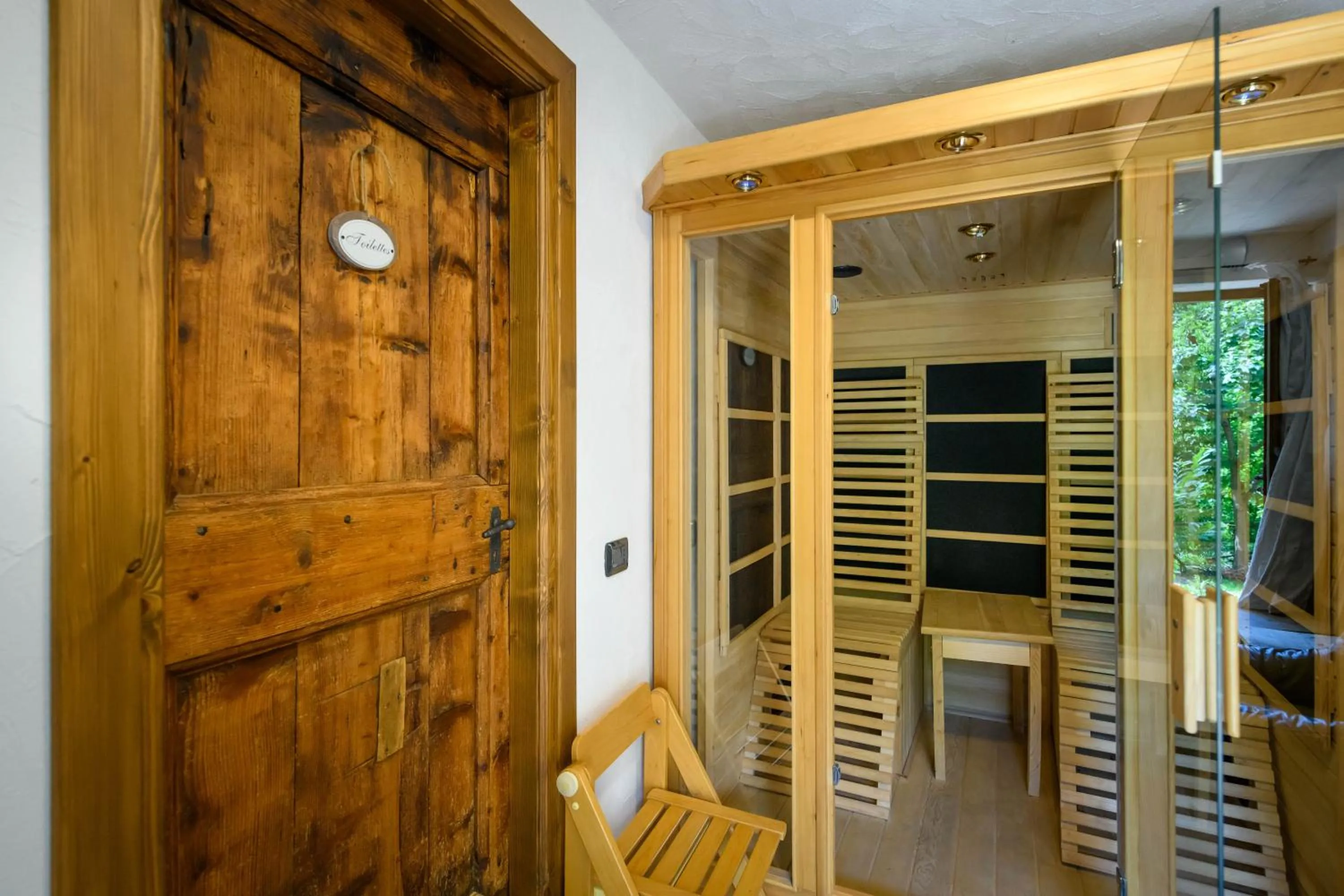 Sauna in Hotel Garni Le Corti
