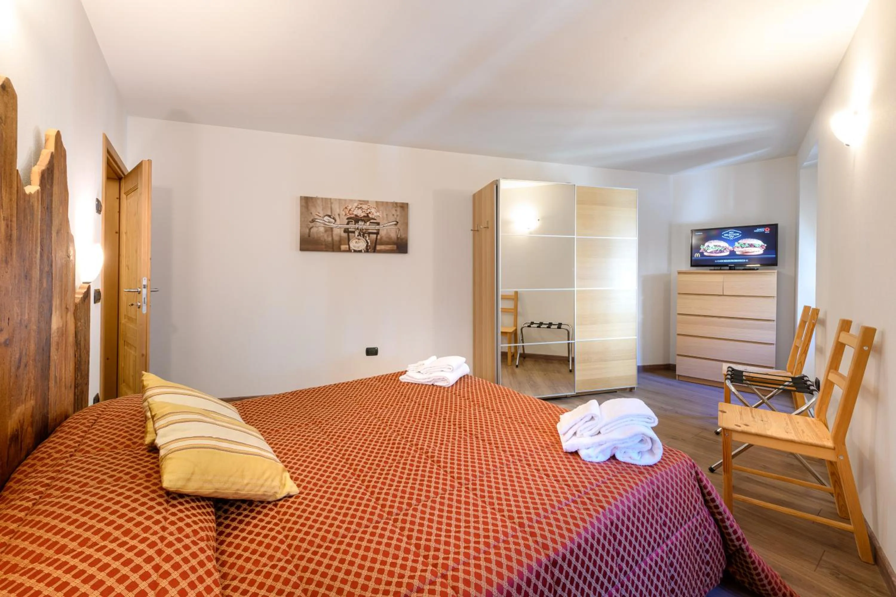 Bedroom, Bed in Hotel Garni Le Corti