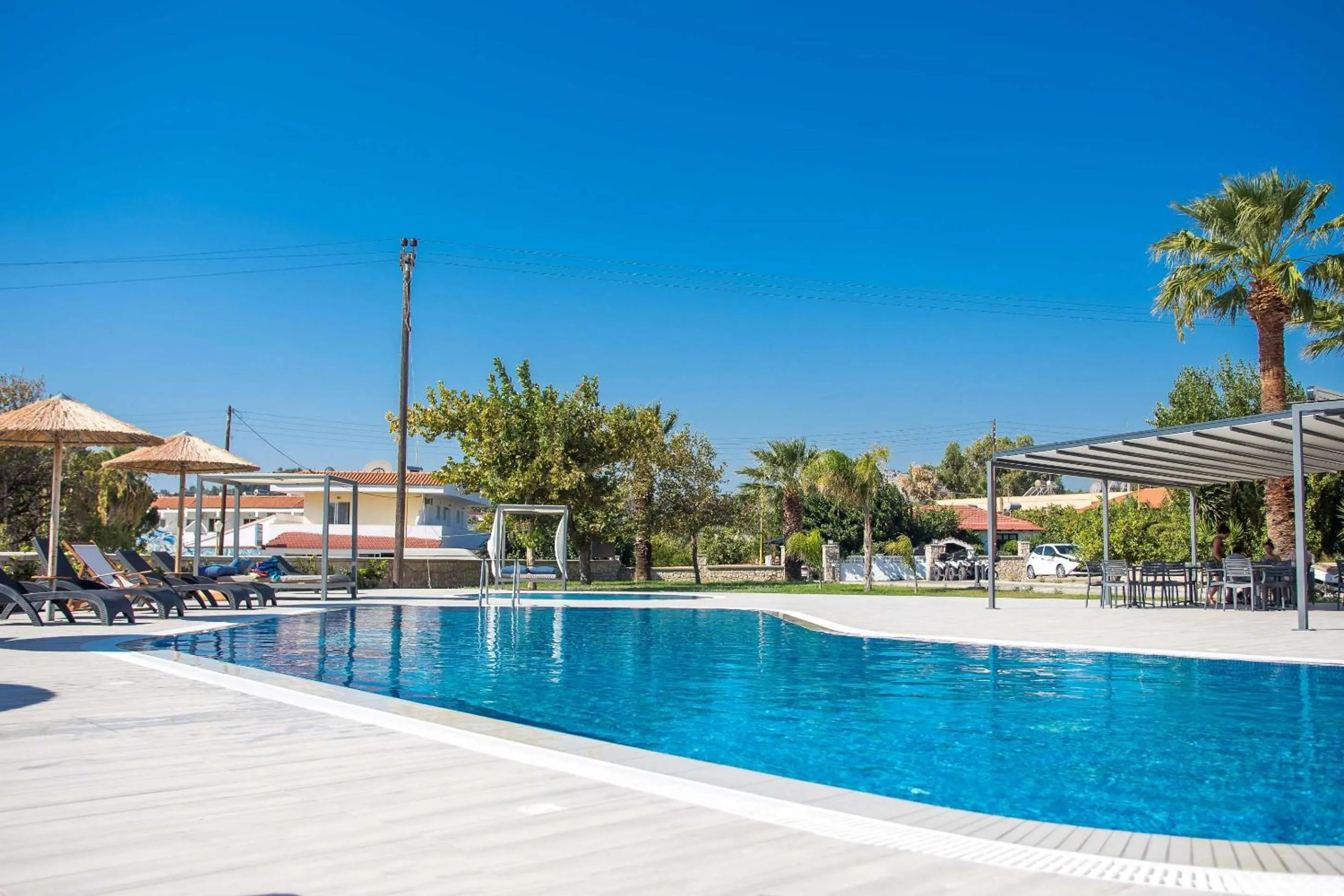 Garden view in Madison Boutique, Faliraki