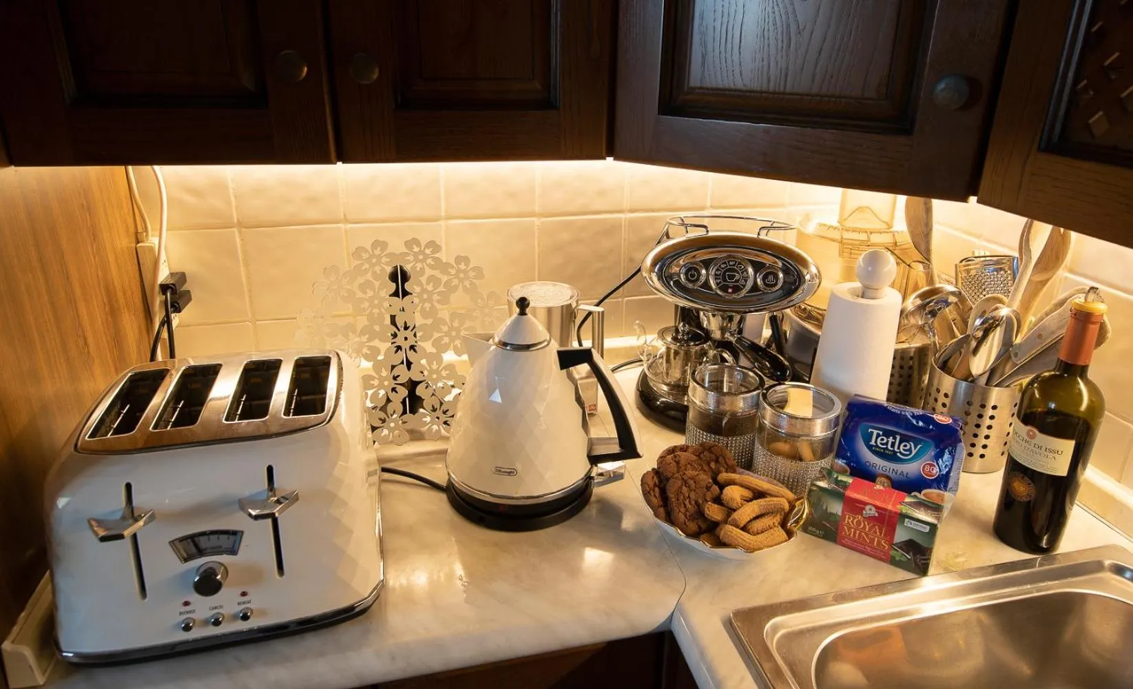 Coffee/tea facilities in B&B L'Orologio