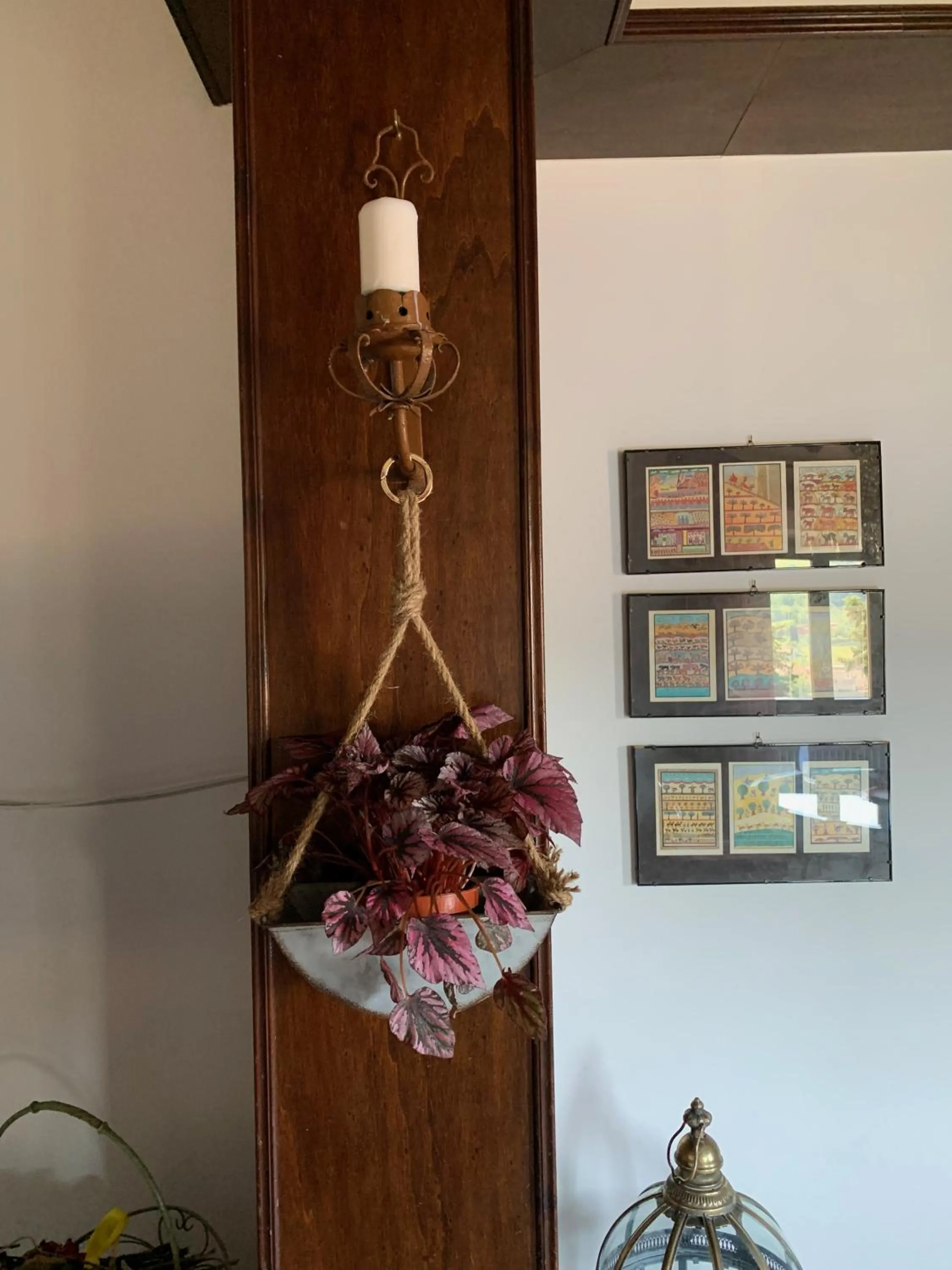 Decorative detail in B&B L'Orologio