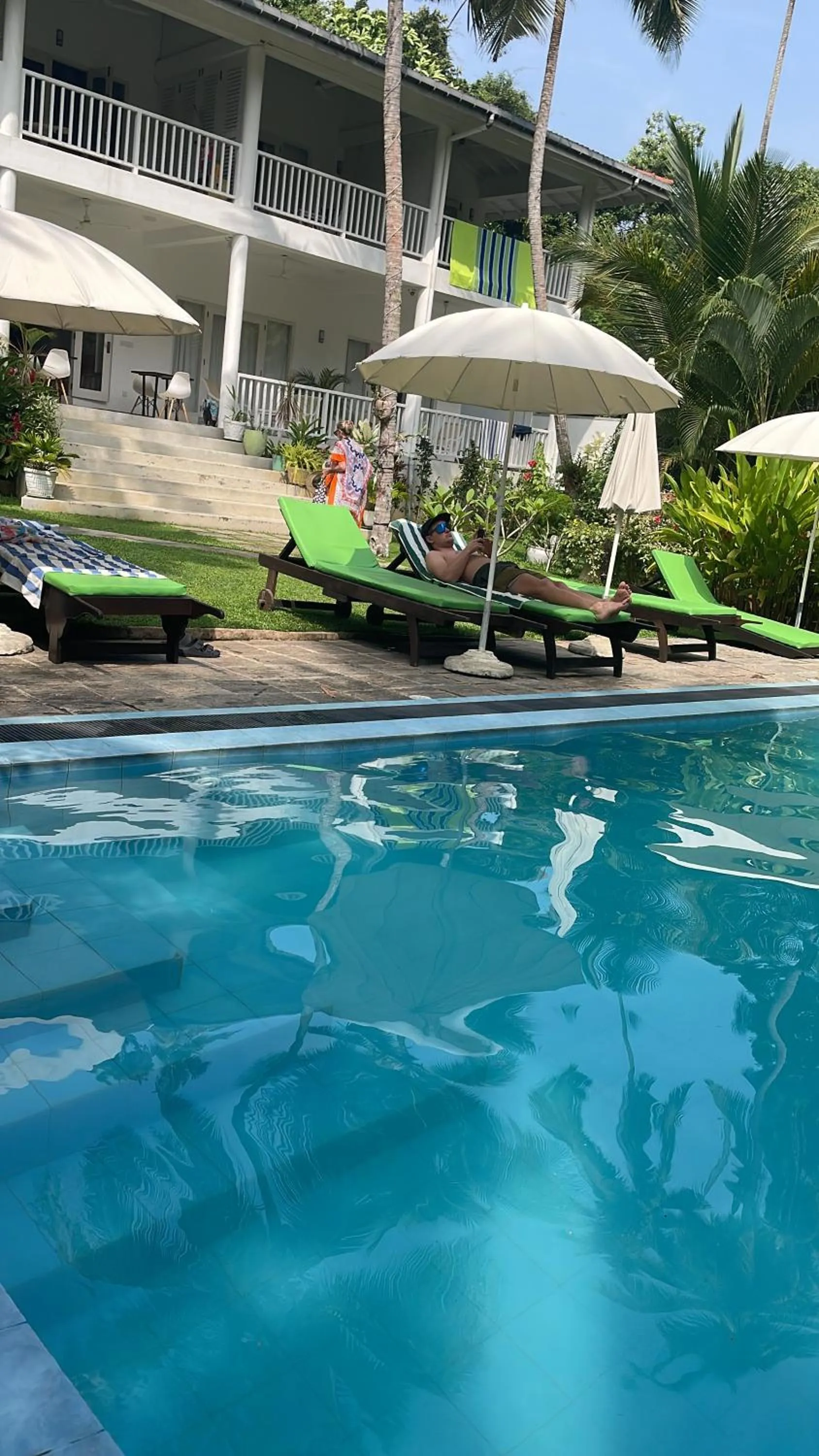 Swimming pool in Plantation House