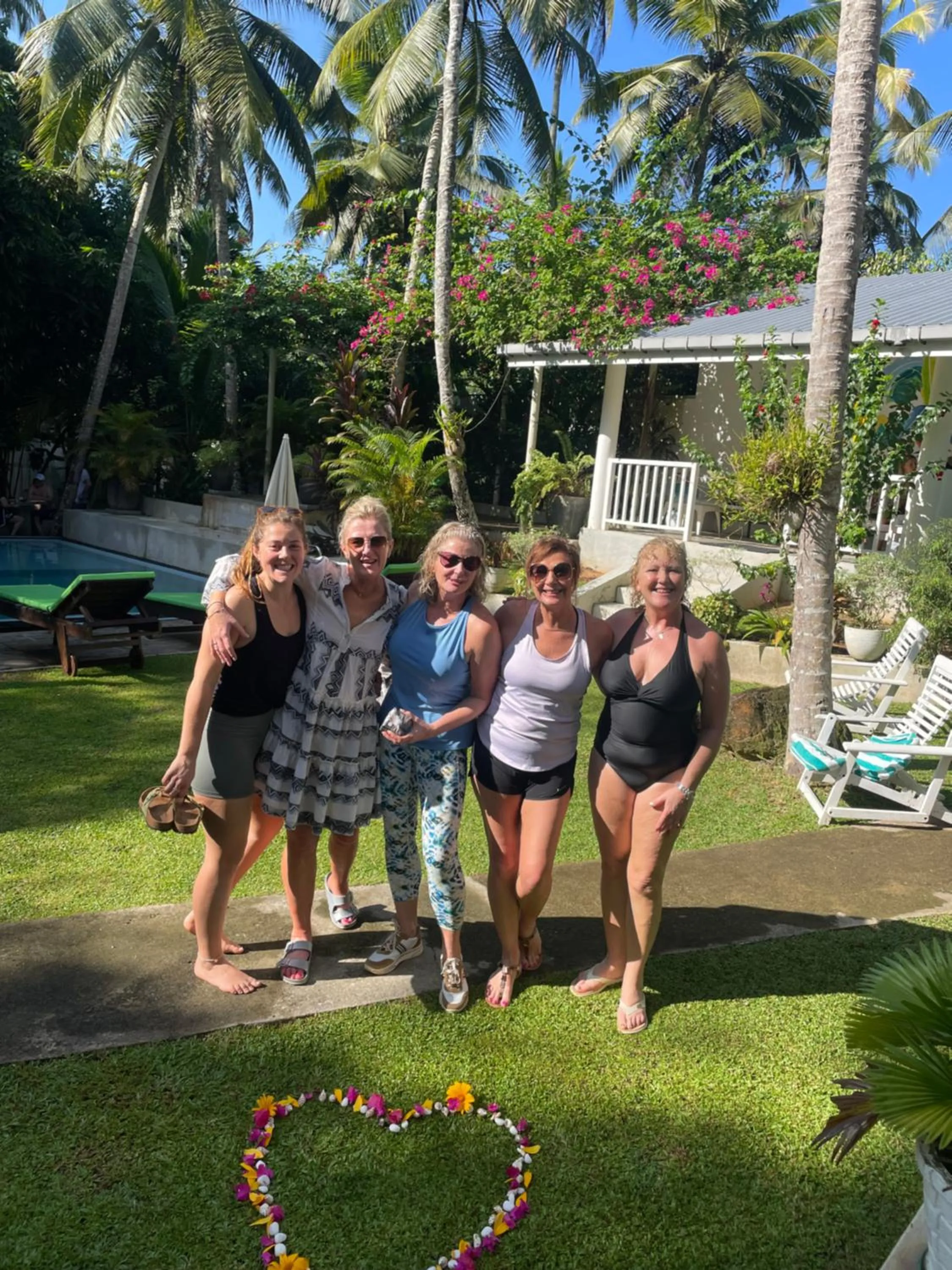 group of guests in Plantation House