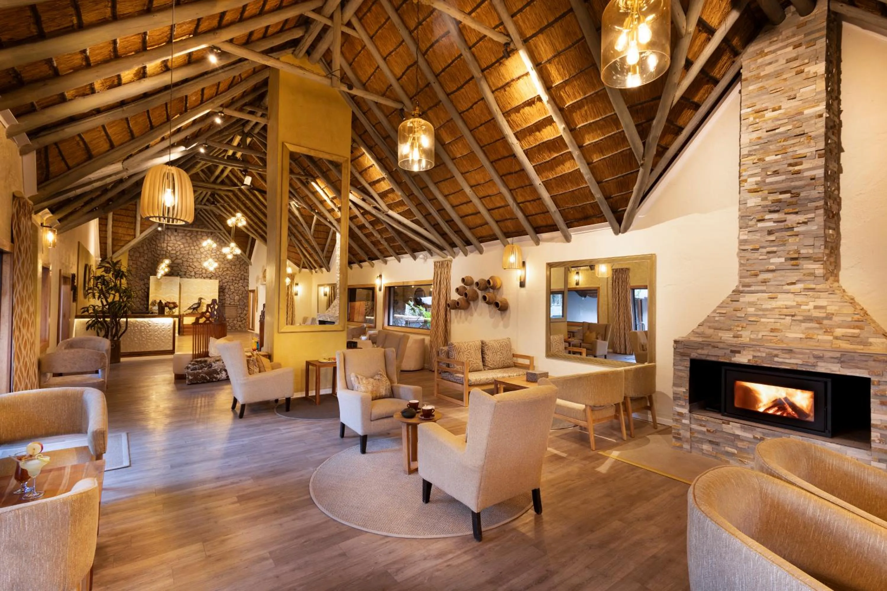 Lounge or bar in Mabula Game Lodge