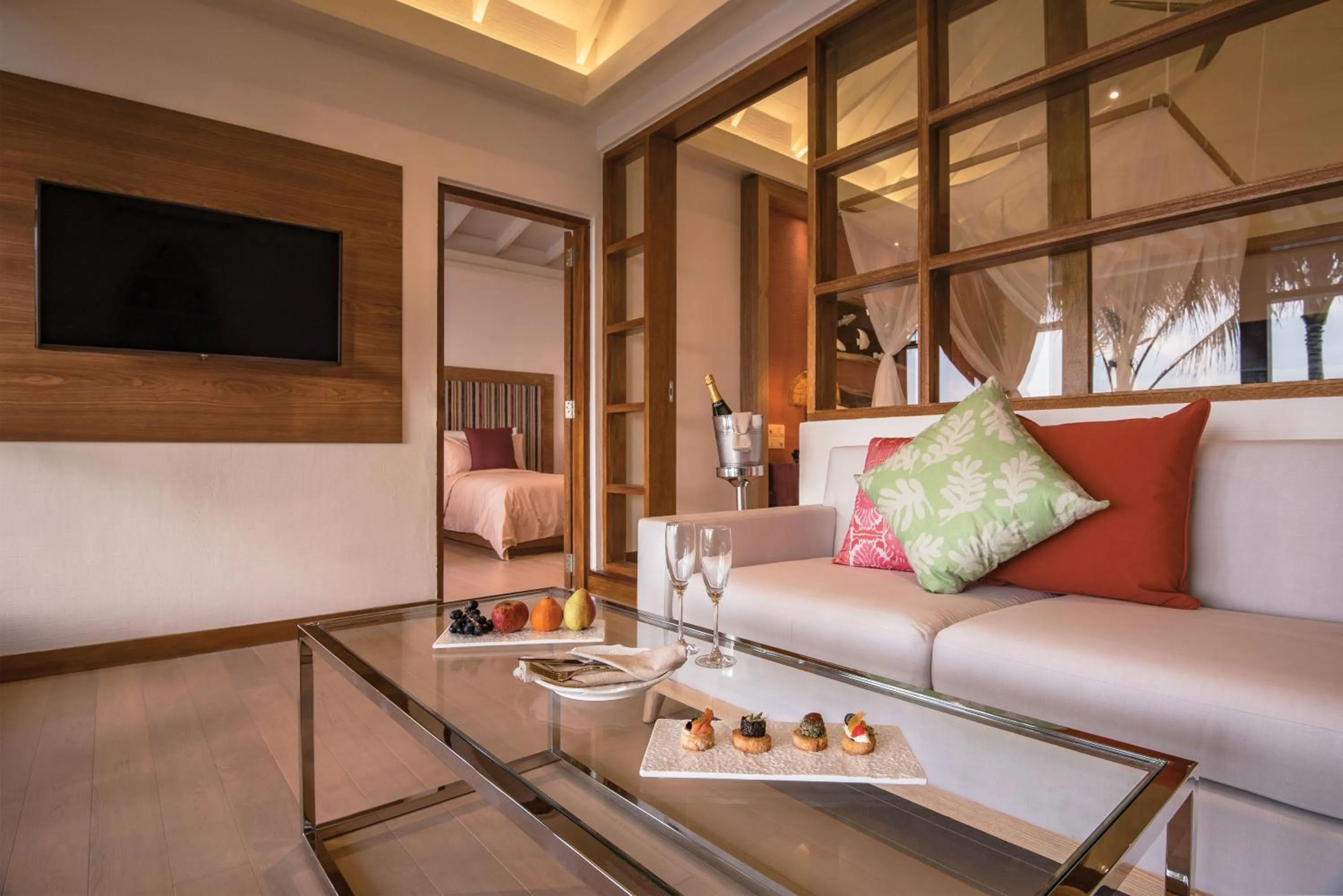 Living room in OBLU SELECT Sangeli - Premium All Inclusive with Free Transfers