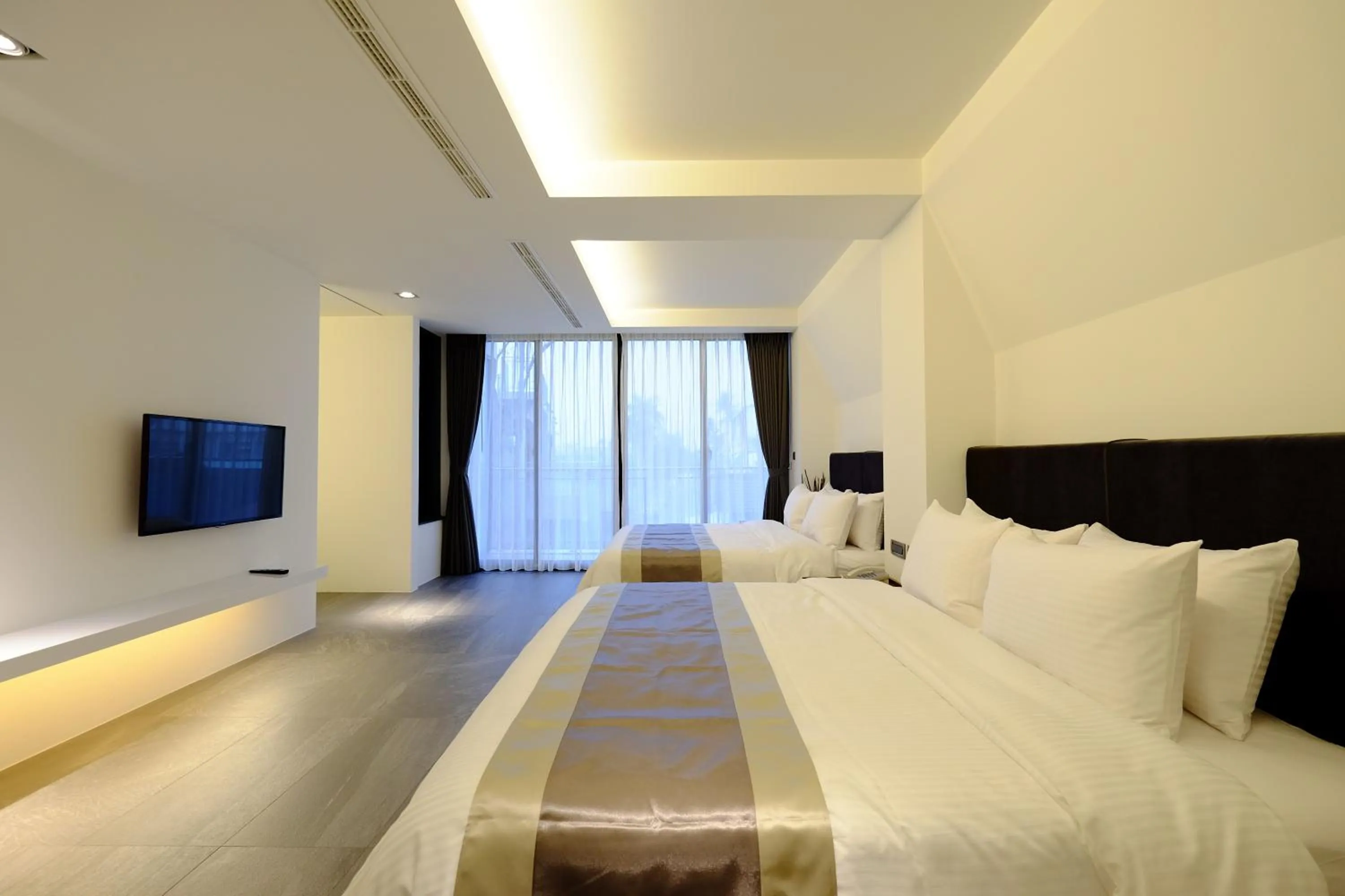 Photo of the whole room, Bed in Tongzhan Design Inns
