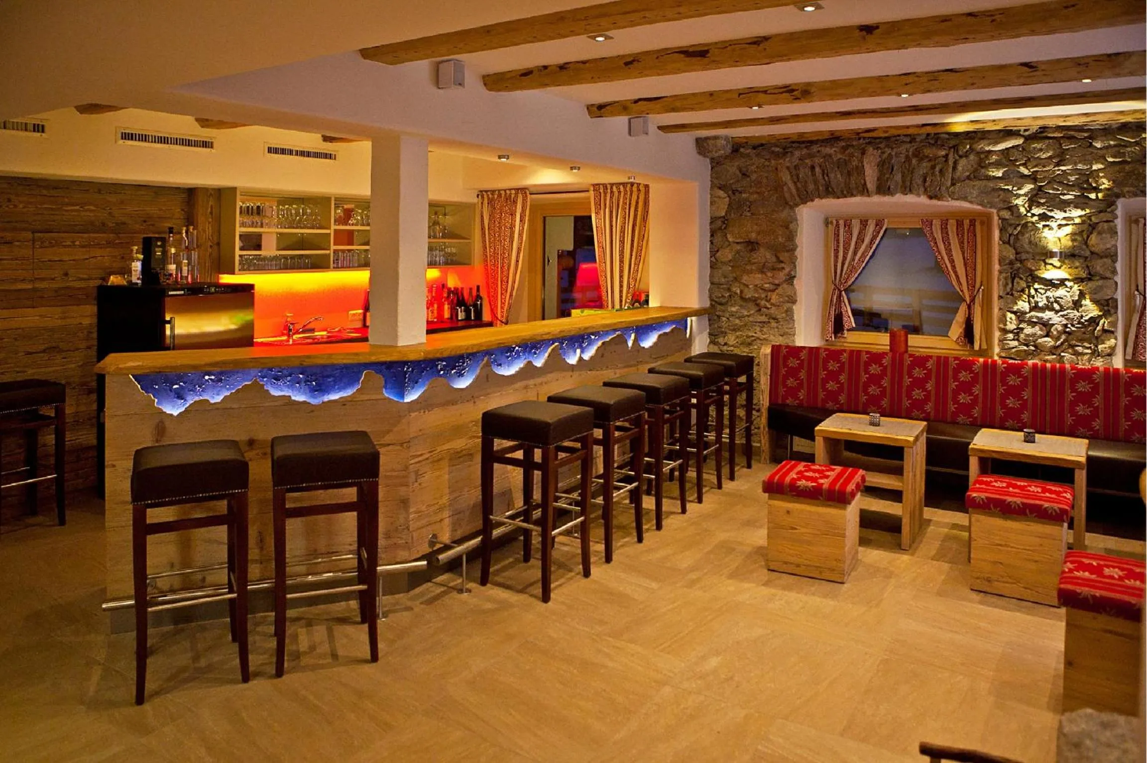 Bed in Landhotel Rauchenwalderhof