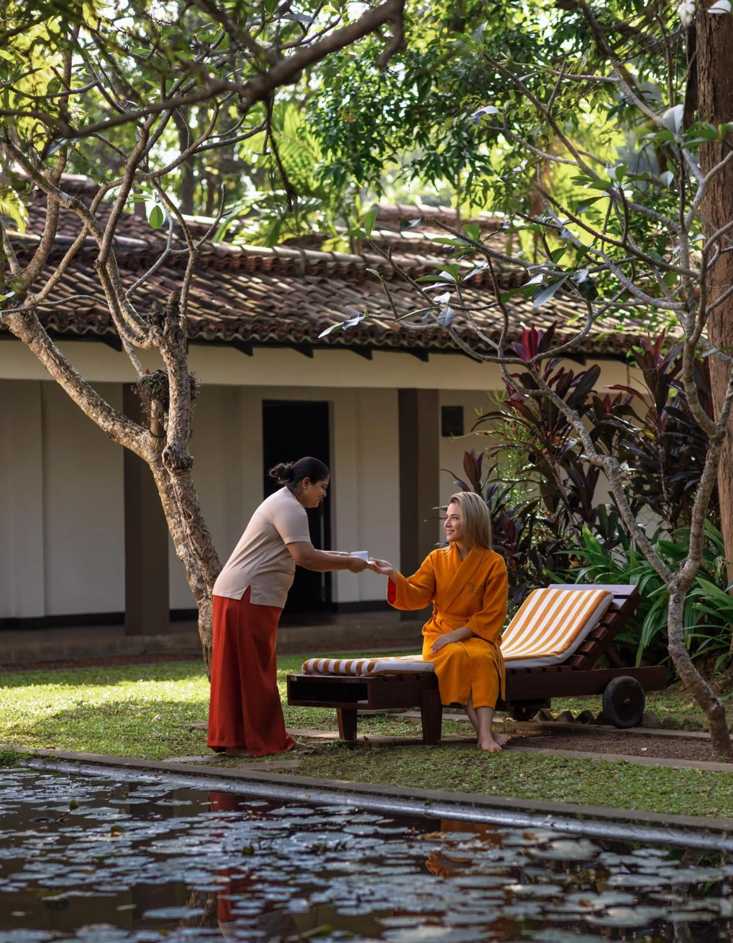 Garden in Heritance Ayurveda - All Meals and Treatments