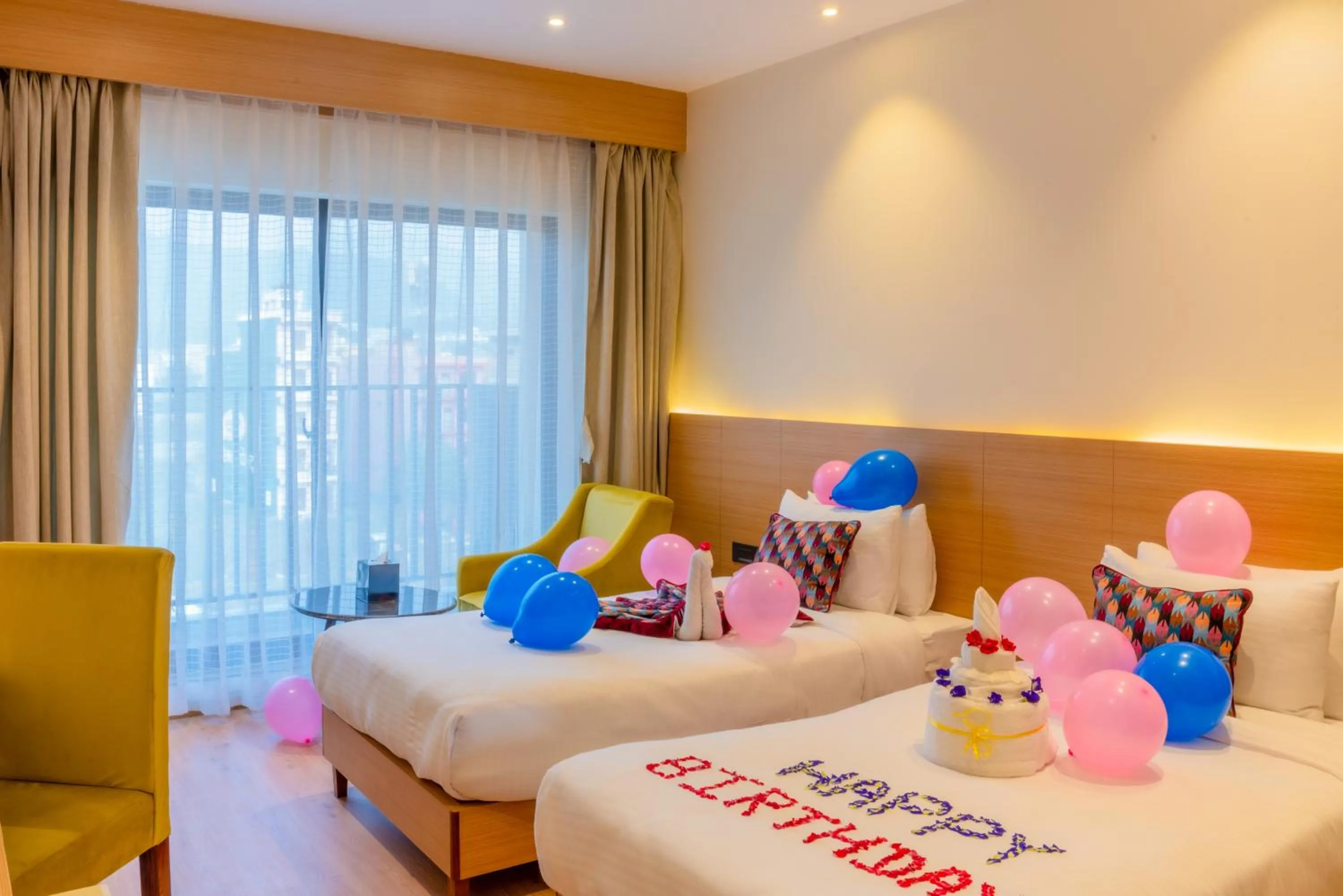 Bed in Siddhartha Sunny Resort, Surkhet