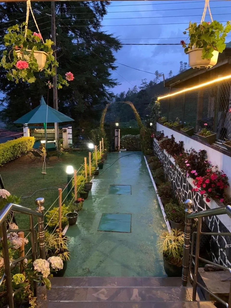 Garden view in New Royal Mount Hotel