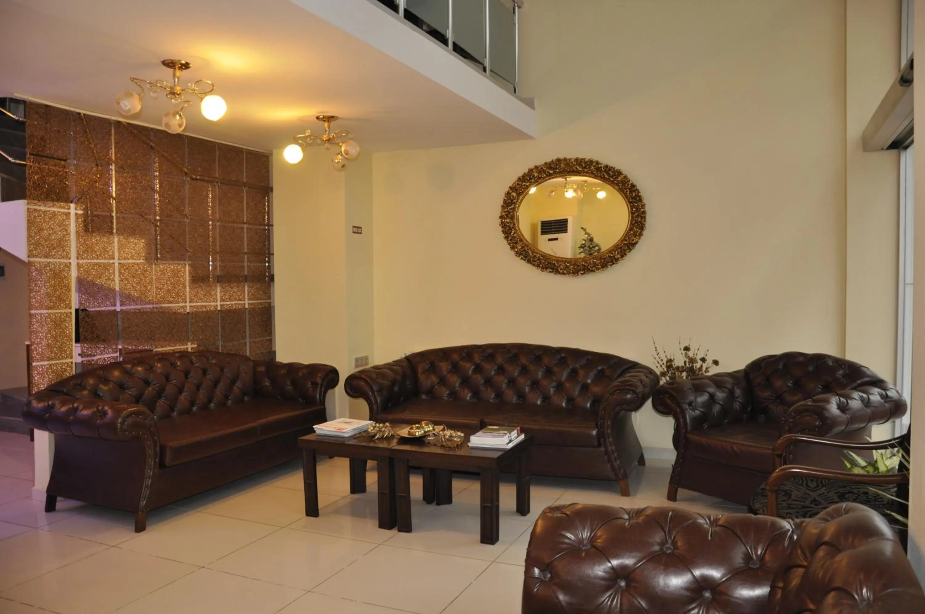 Lobby or reception in Gloria Tibi Hotel