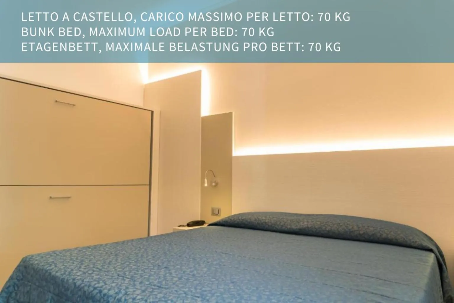 Bed in Hotel Residence Mara