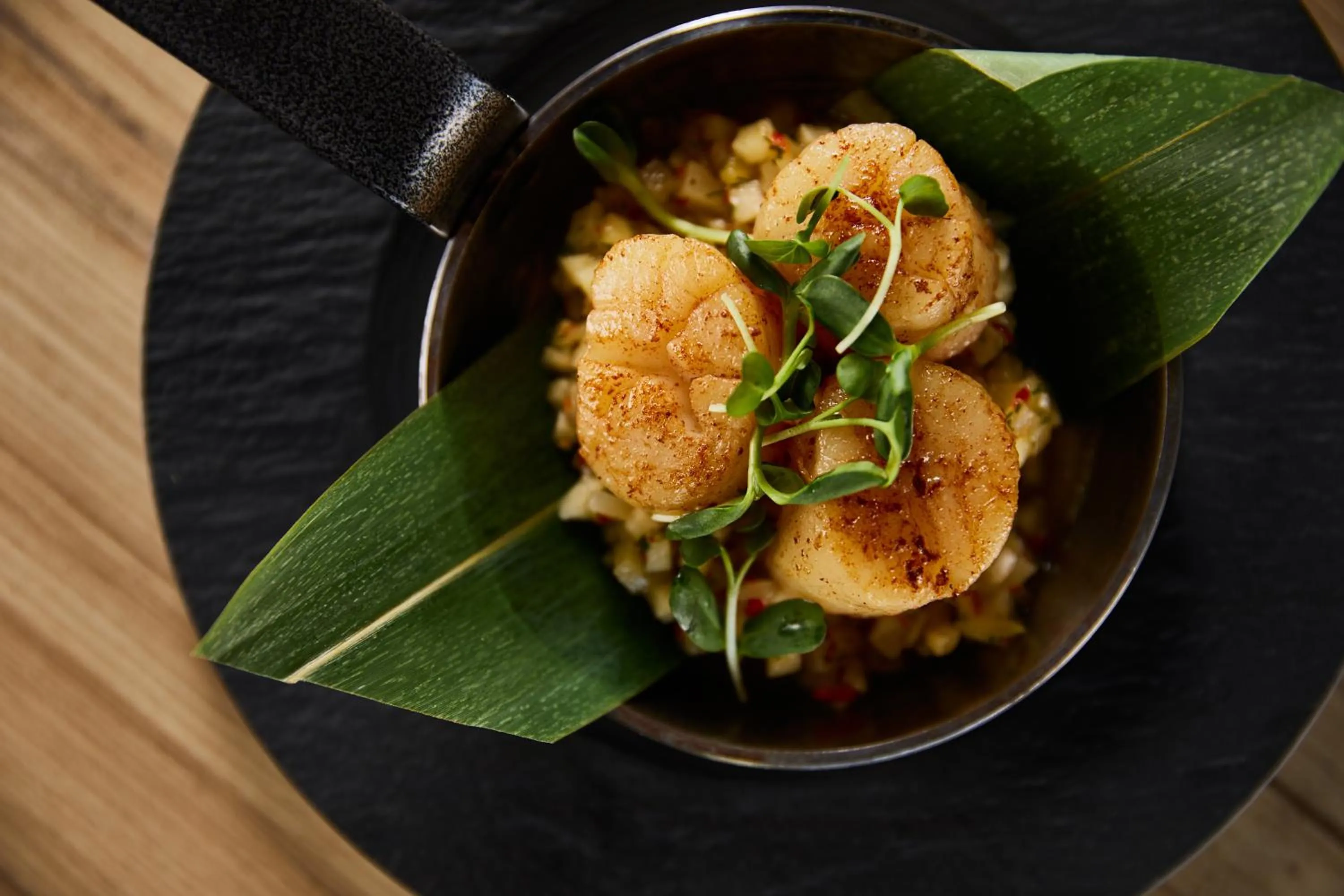 Food close-up in Sky Loft Hotel Kyiv by Rixwell International