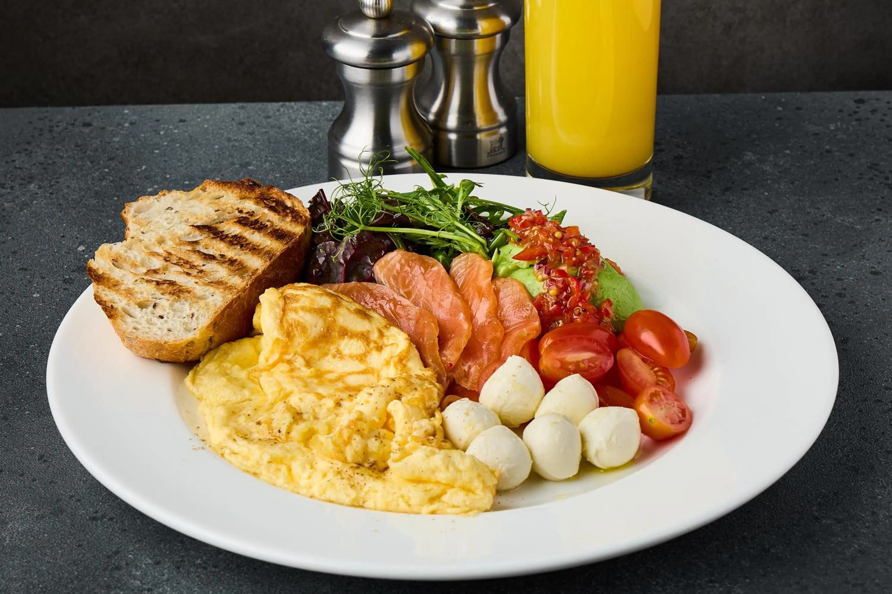 Breakfast in Sky Loft Hotel Kyiv by Rixwell International