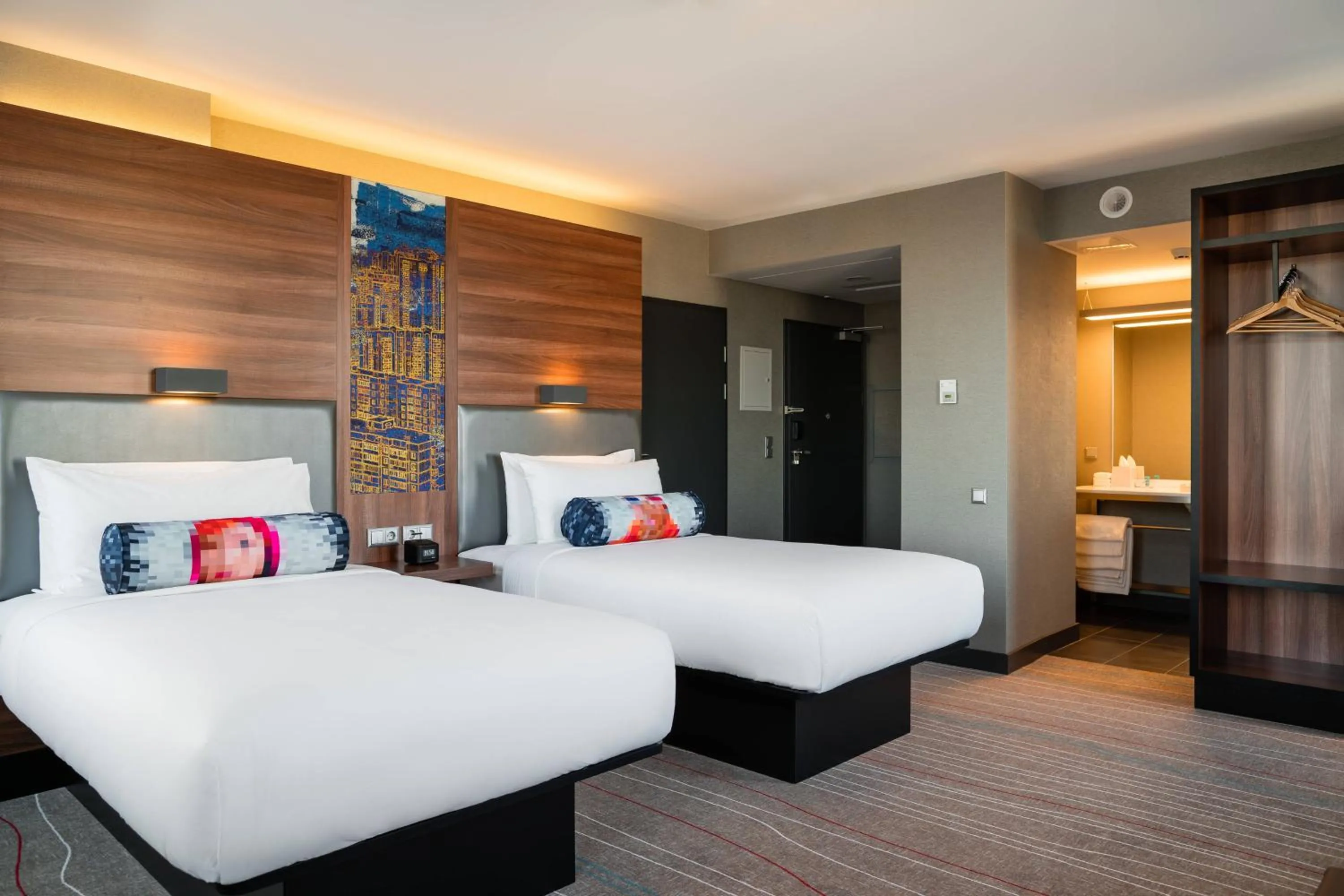 Photo of the whole room, Bed in Sky Loft Hotel Kyiv by Rixwell International