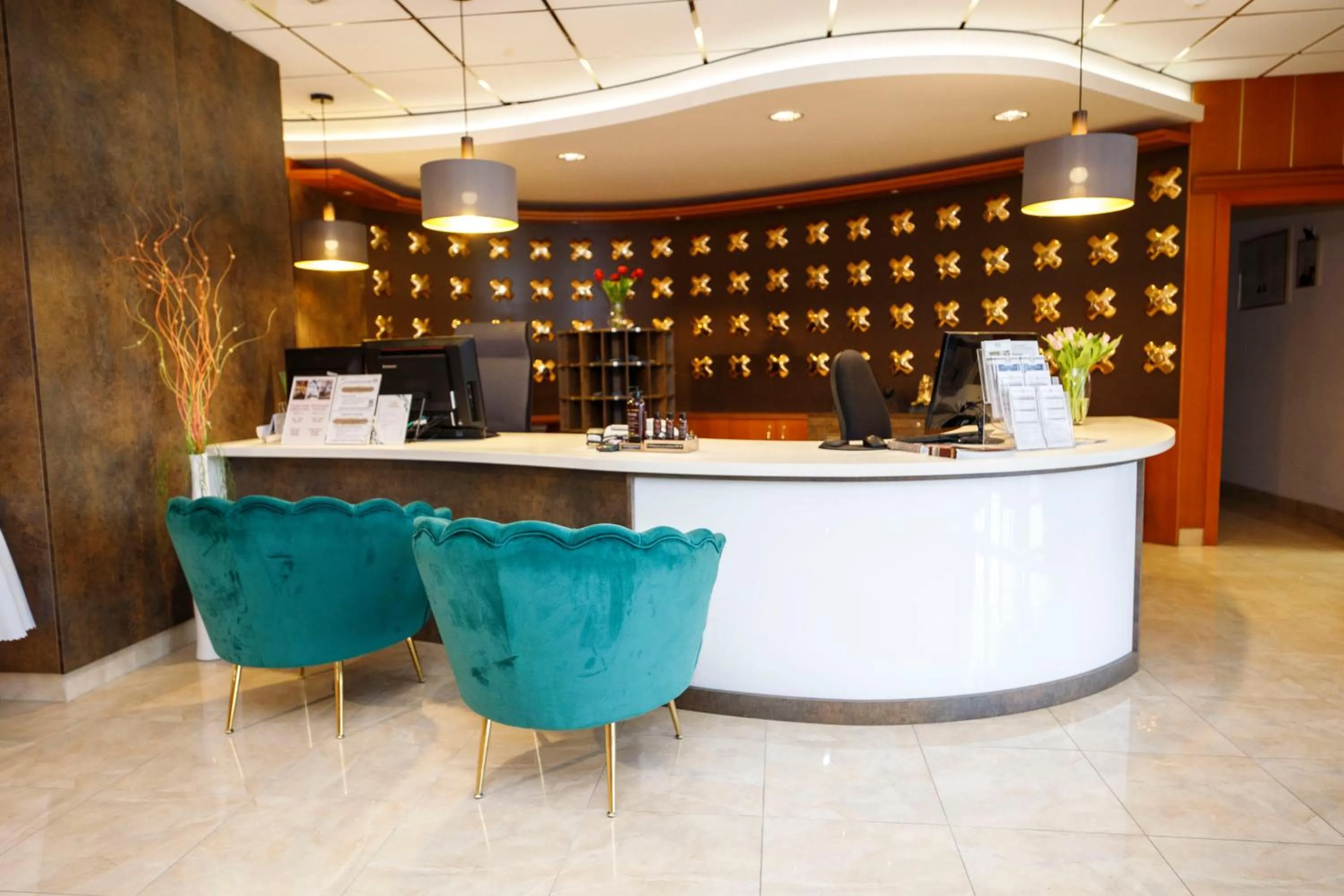 Lobby or reception in Lázeňský hotel Pyramida