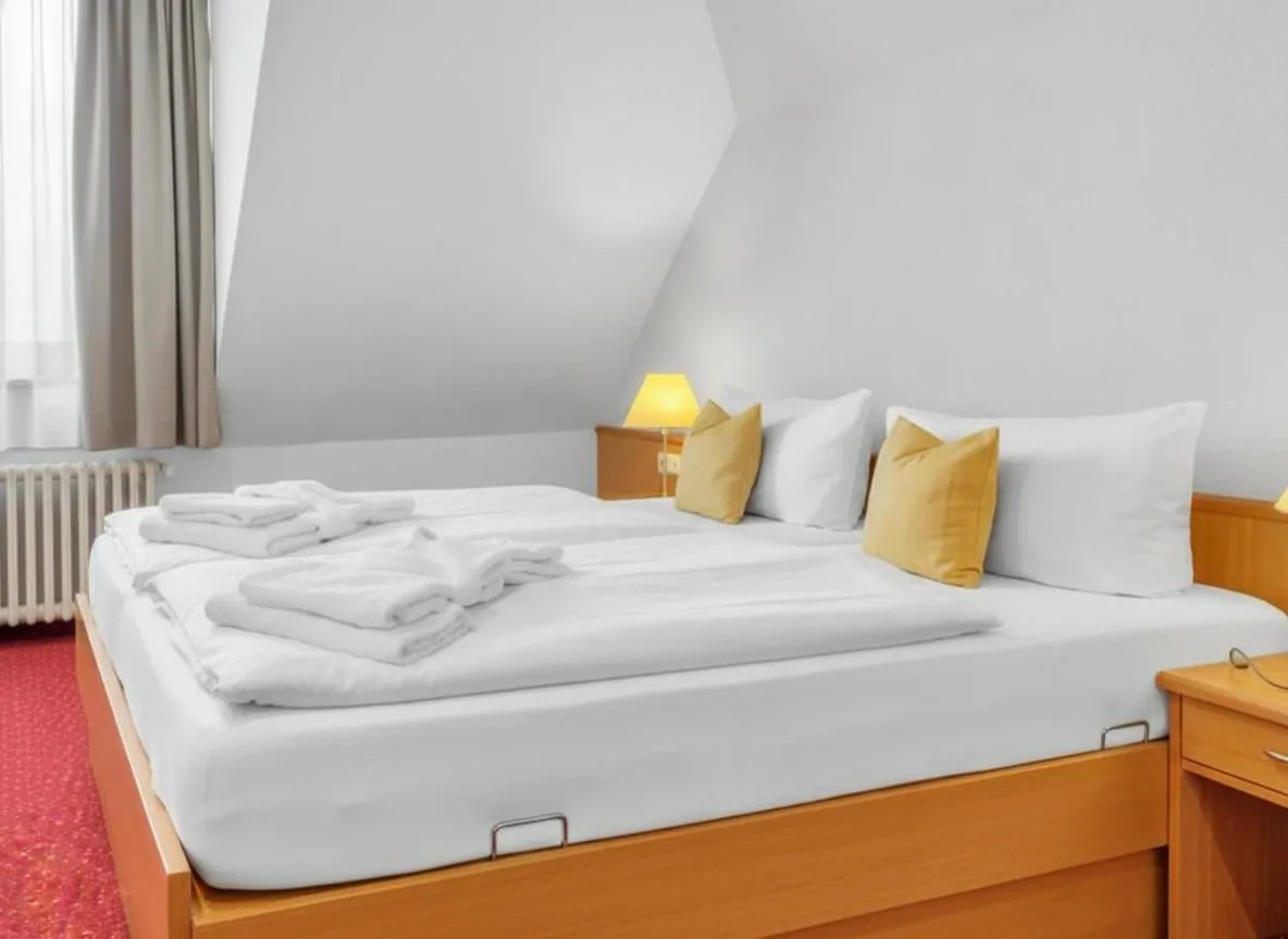 Bed in Lázeňský hotel Pyramida