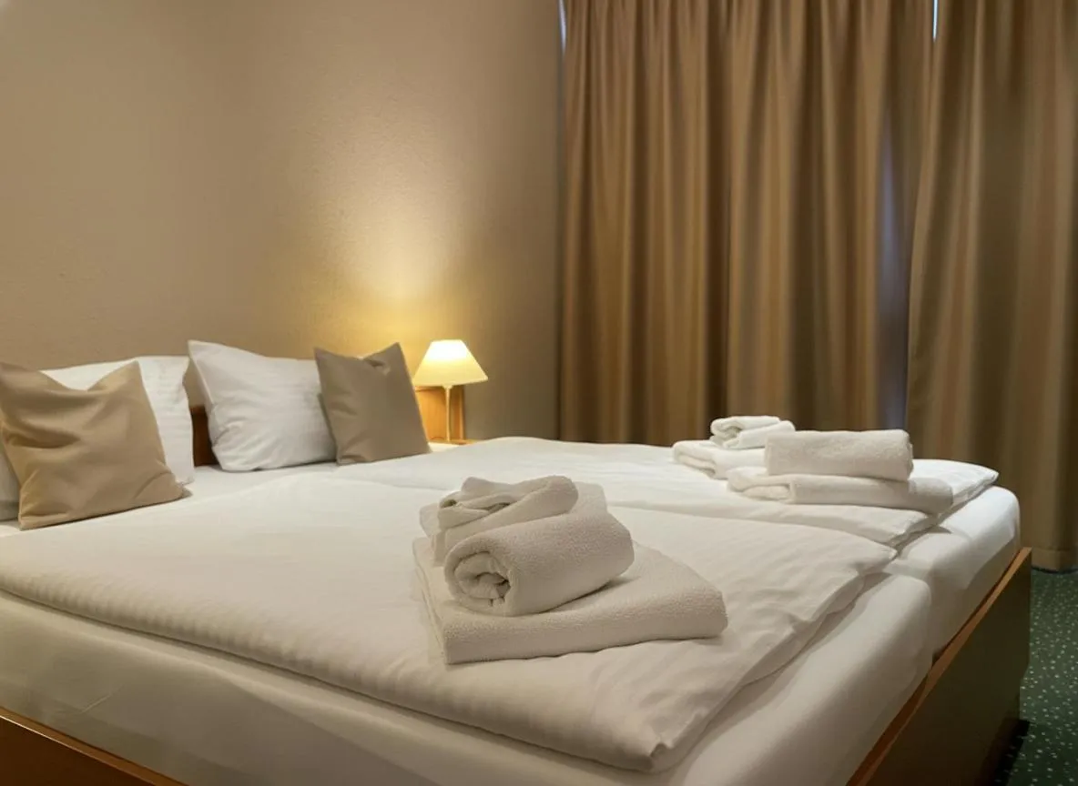 Bed in Lázeňský hotel Pyramida