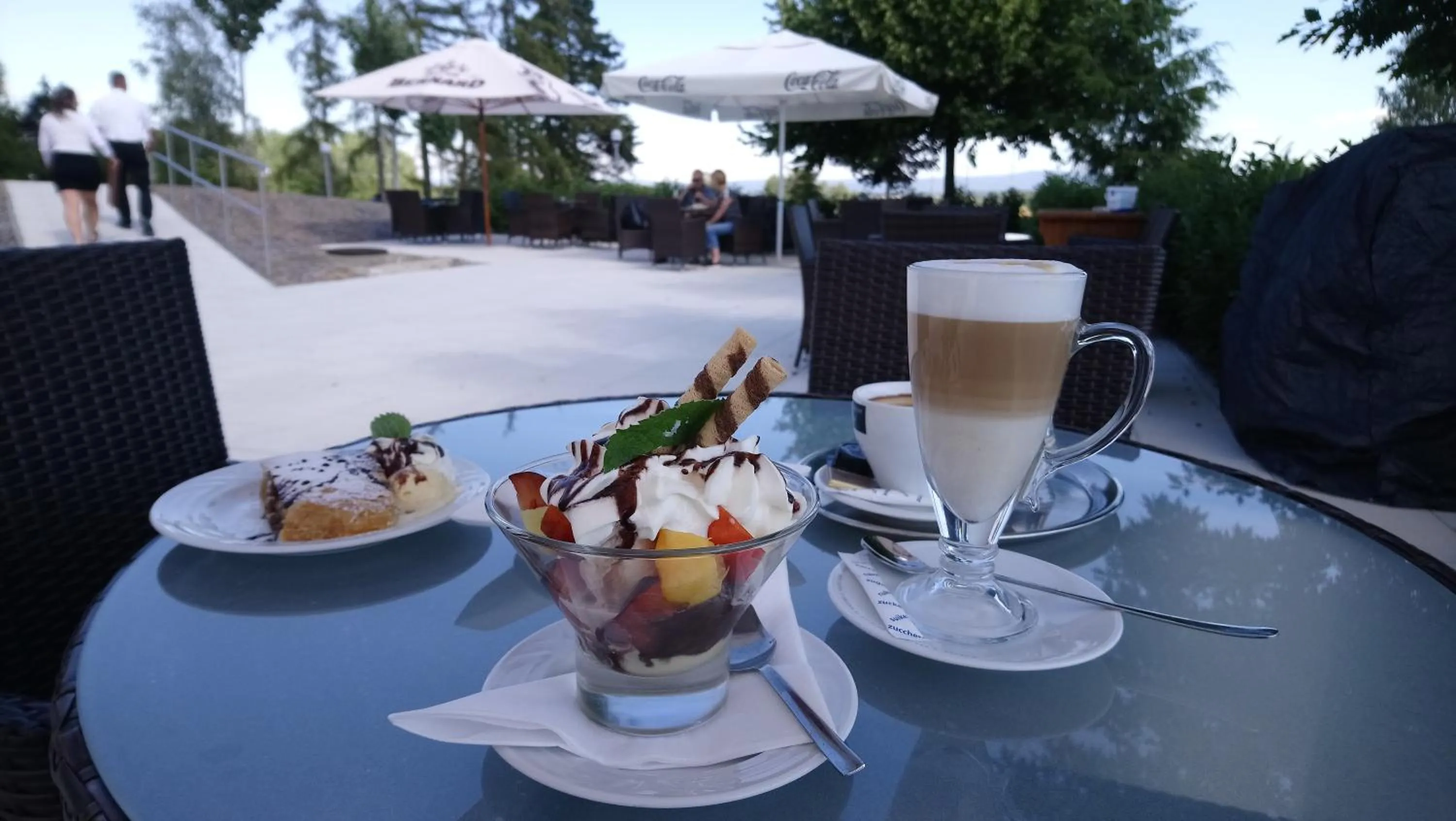 Balcony/Terrace in Lázeňský hotel Pyramida