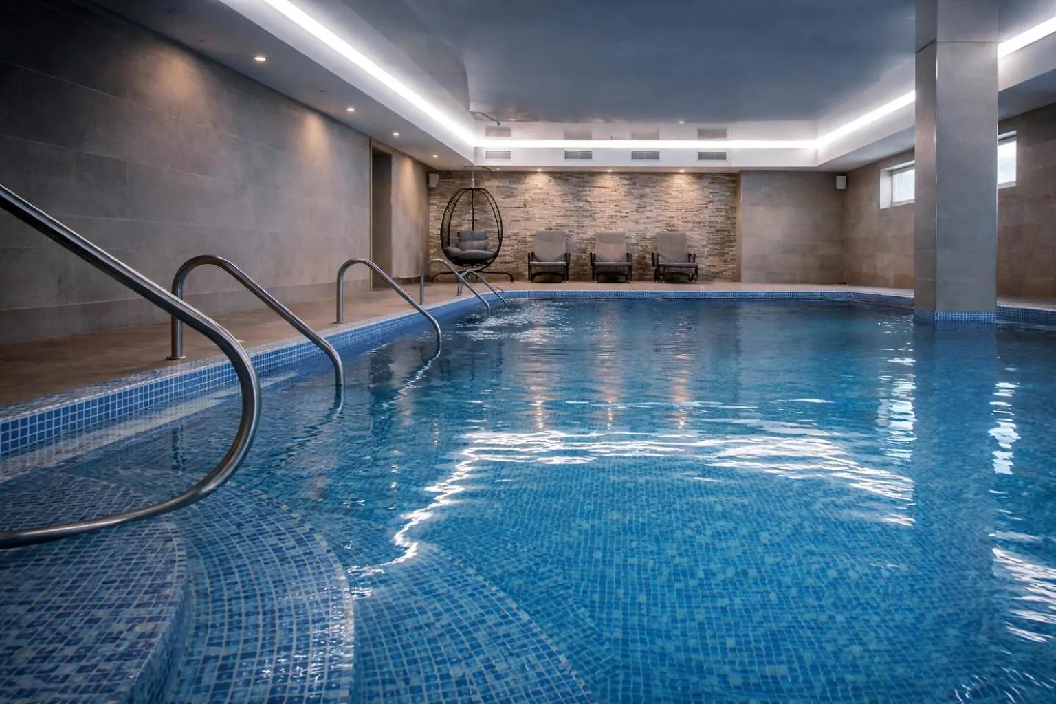 Swimming pool in Lázeňský hotel Pyramida