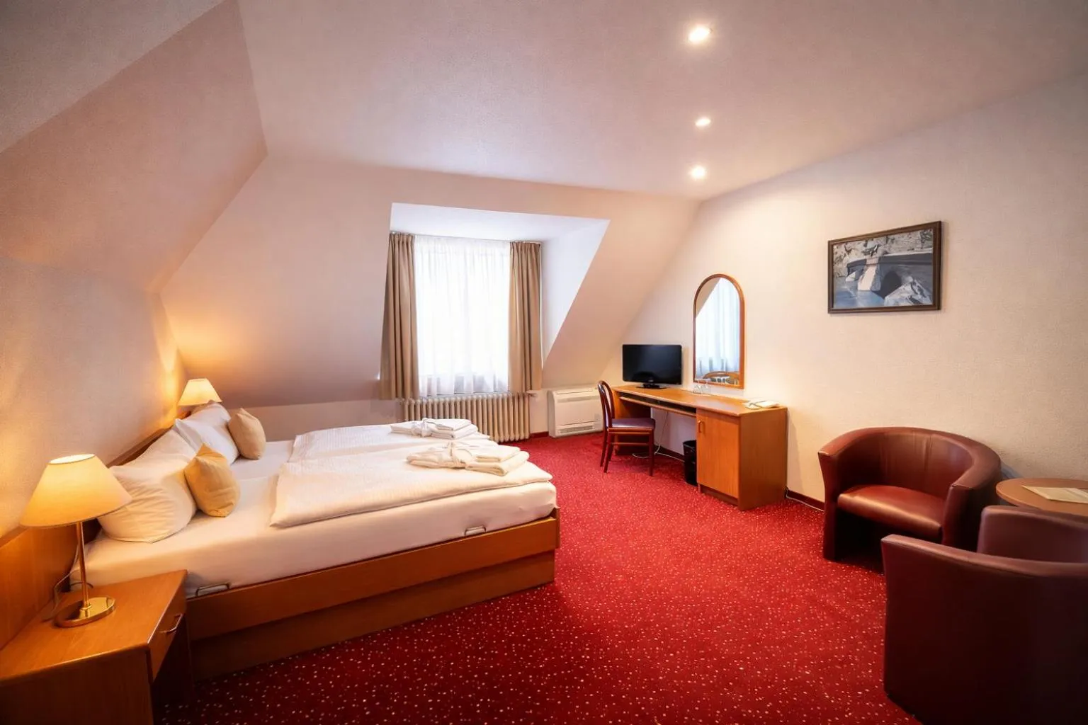Photo of the whole room, Bed in Lázeňský hotel Pyramida