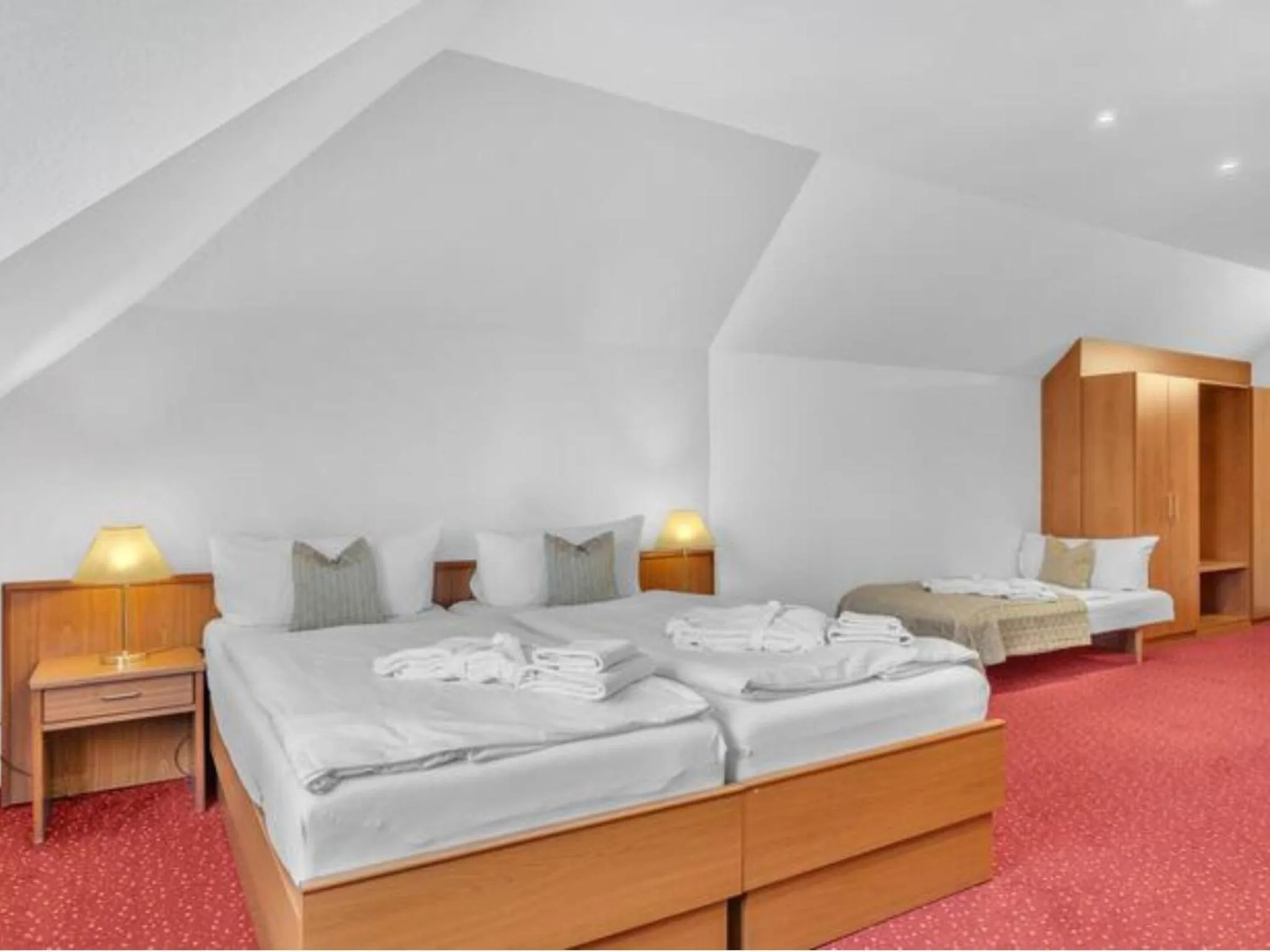 Bed in Lázeňský hotel Pyramida