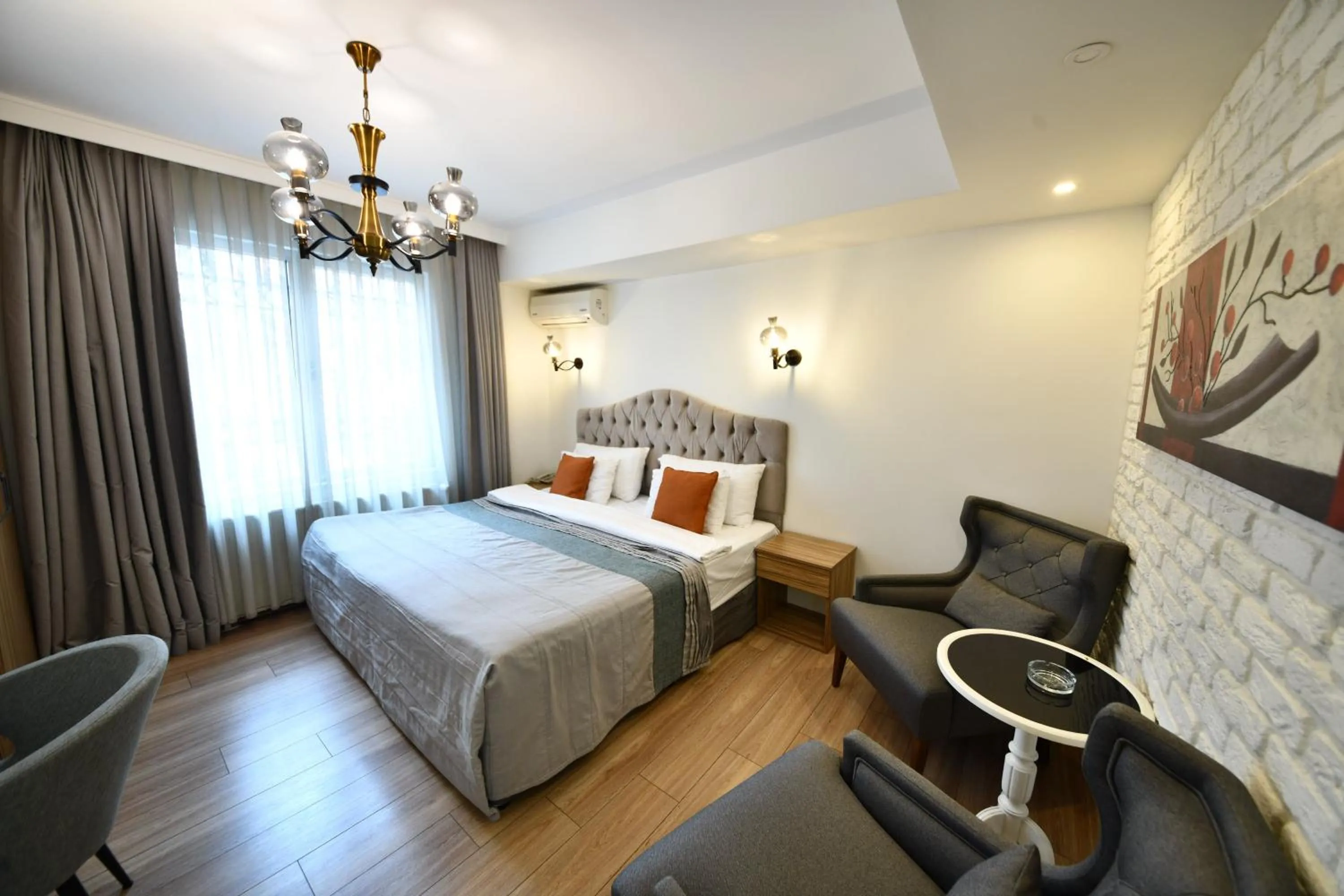 Bed in The Marions Suite istanbul Special Category Taksim