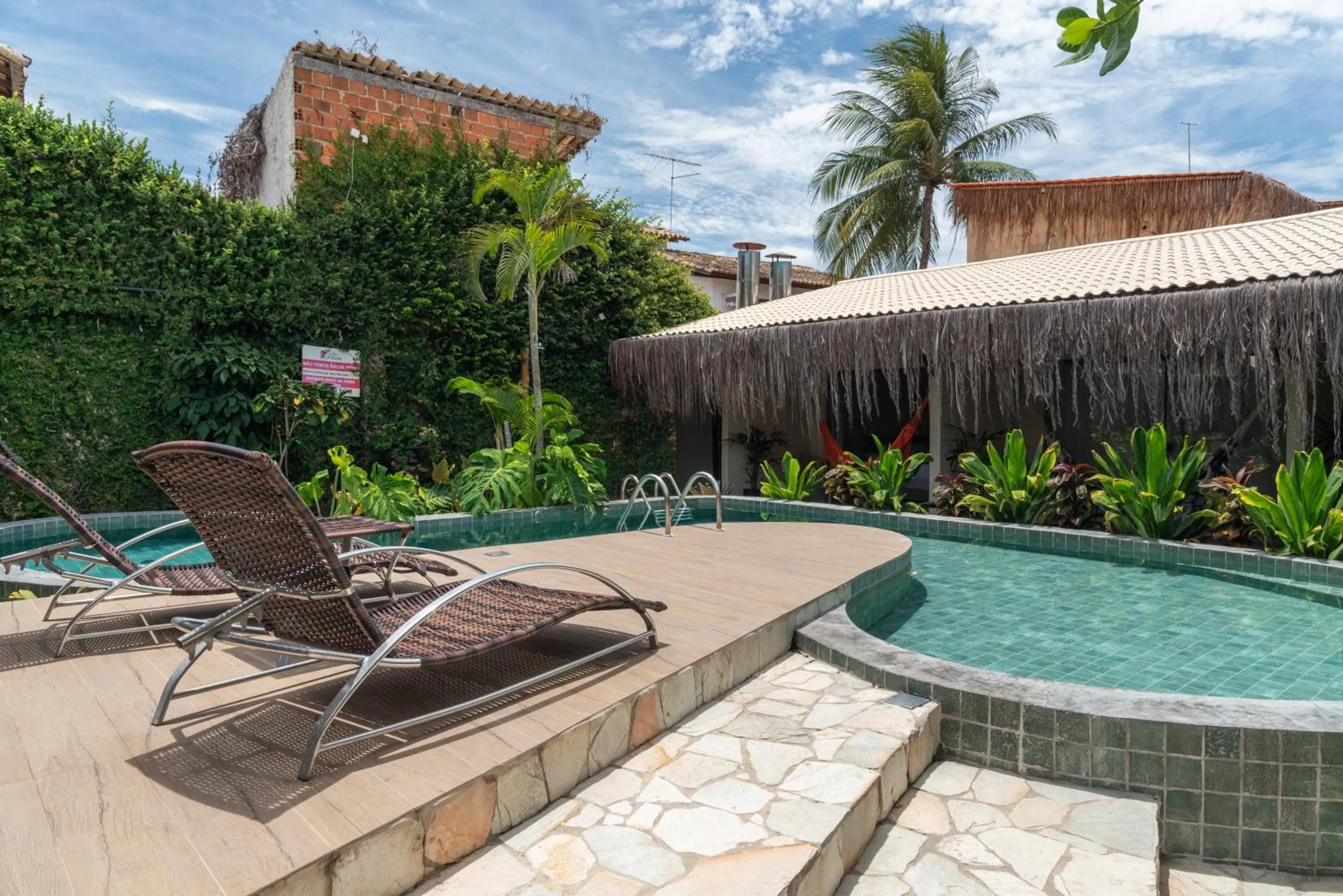 Swimming pool in Pousada Sempre Graciosa