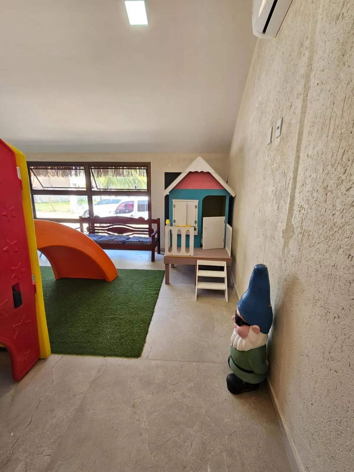 Children play ground, Bed in Pousada Sempre Graciosa