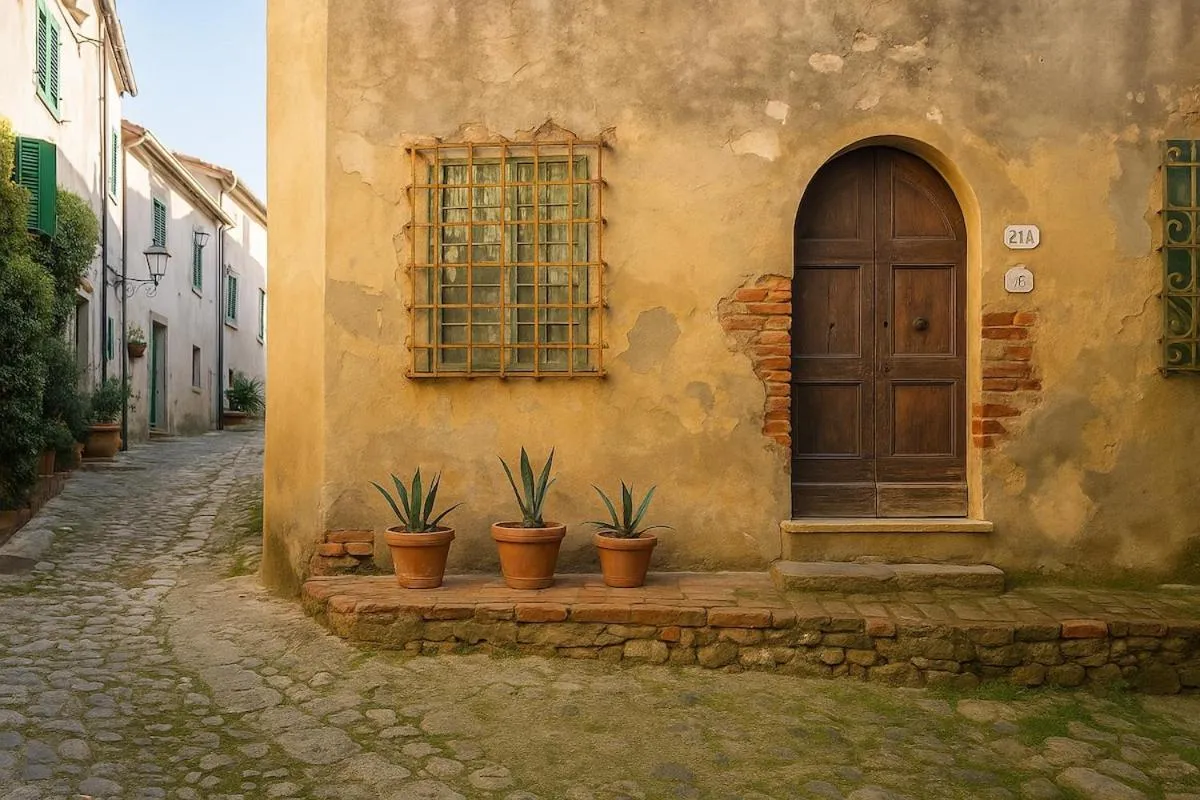 City view in Dulcis in Borgo