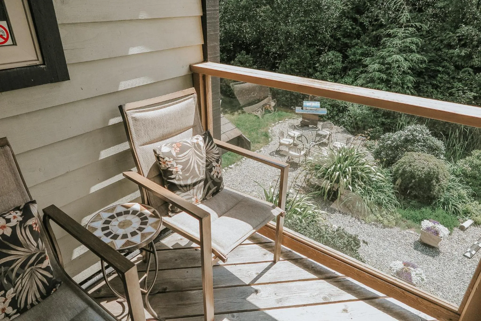 Balcony/Terrace in Cobble Wood and Bird Sanctuary Guest Houses