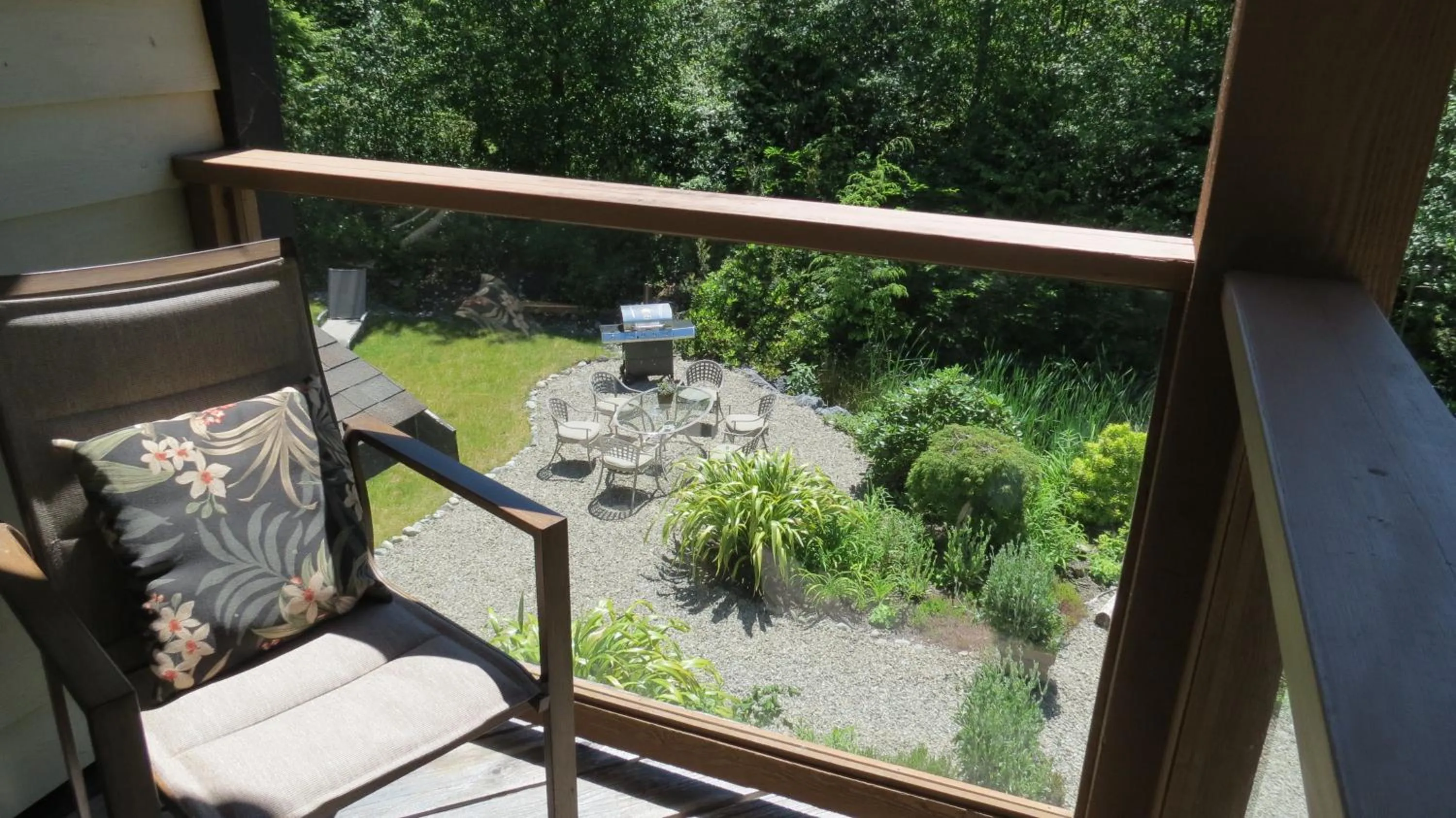 Balcony/Terrace in Cobble Wood and Bird Sanctuary Guest Houses