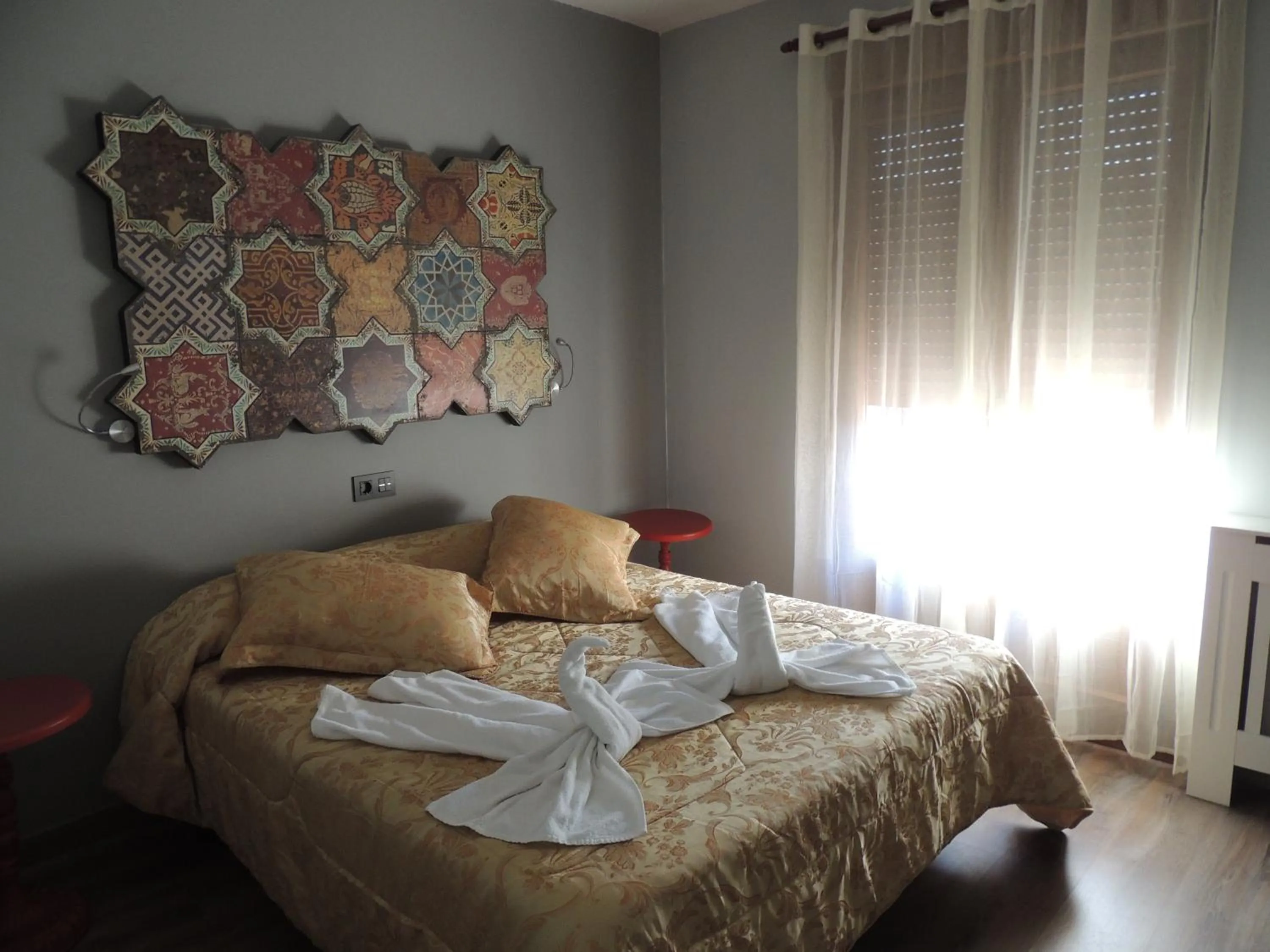 Decorative detail, Bed in Hotel La Huella Del Camino