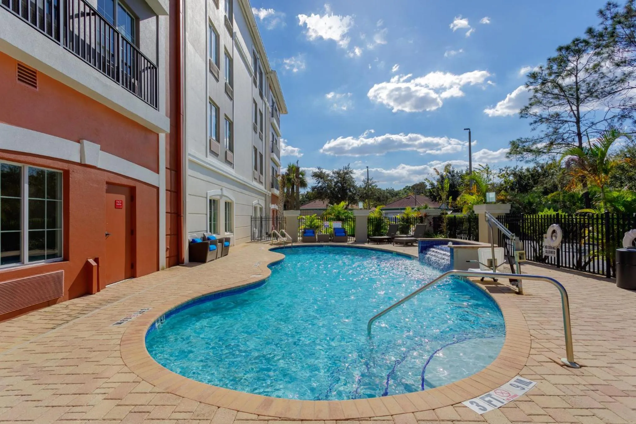 Swimming pool in Holiday Inn Express Tampa North Telecom Park by IHG