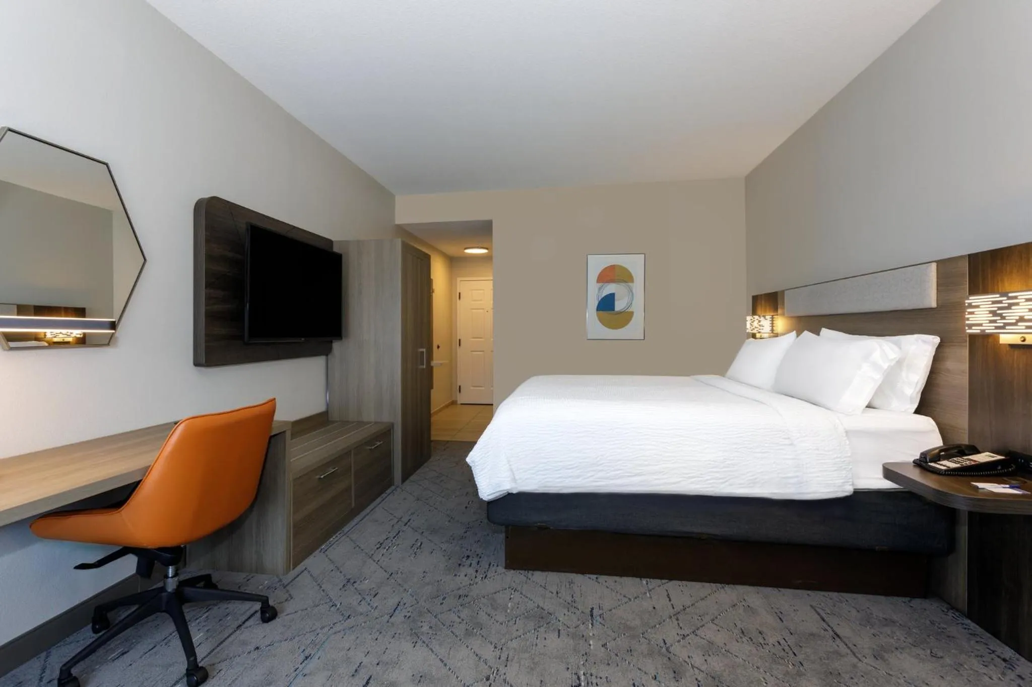 Photo of the whole room, Bed in Holiday Inn Express Tampa North Telecom Park by IHG
