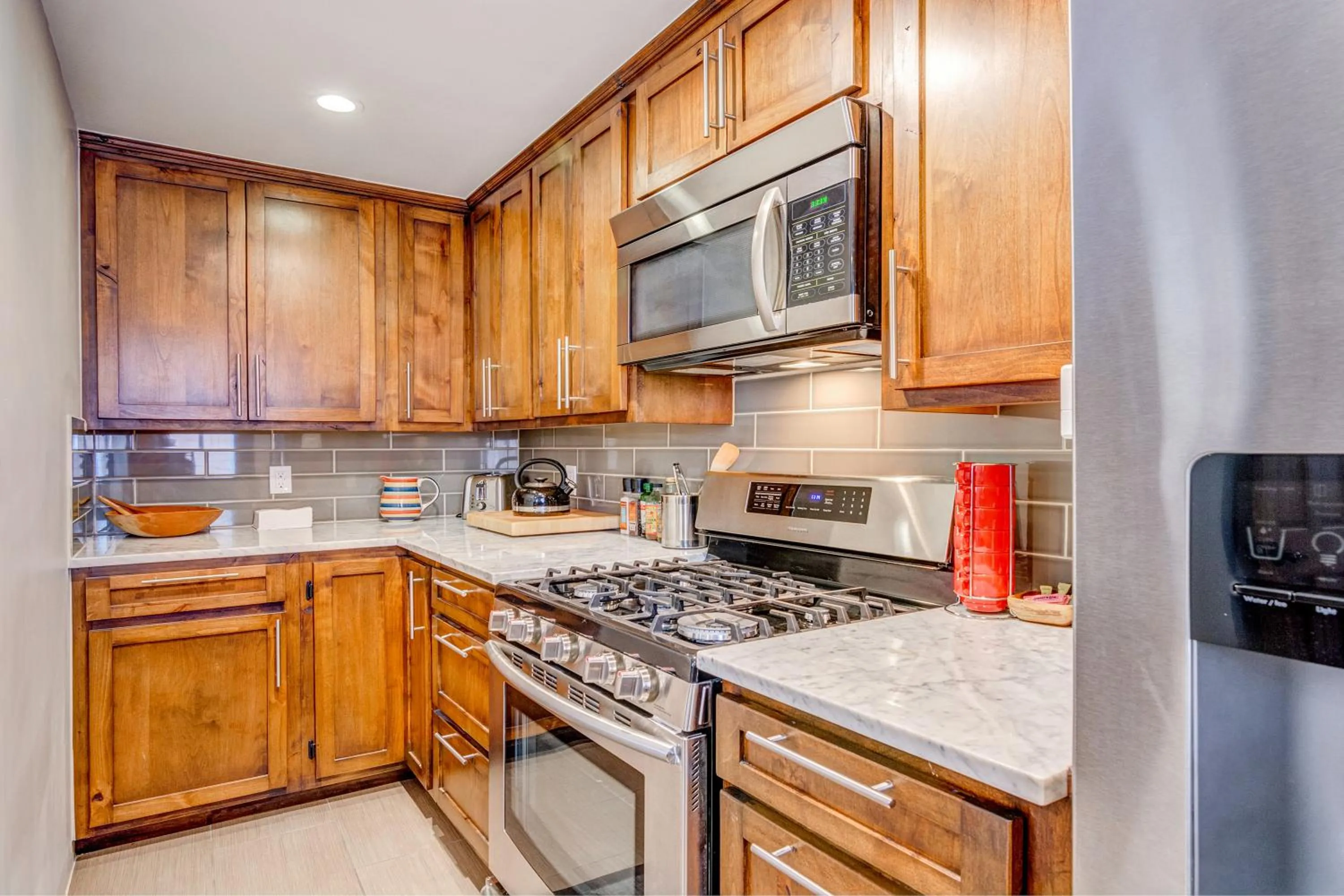 Kitchen or kitchenette in Santa Fe Motel & Inn