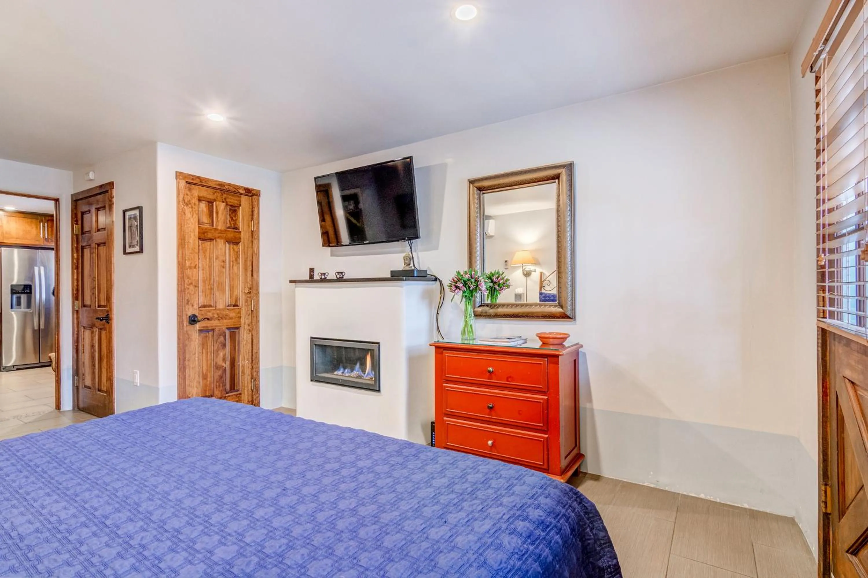 TV and multimedia, Bed in Santa Fe Motel & Inn