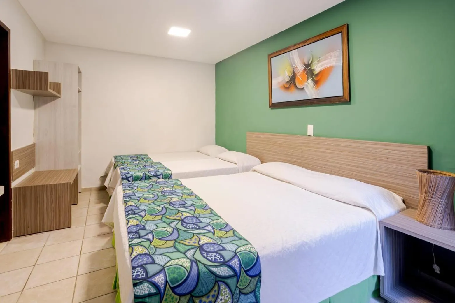 Bed in Pousada Casamar