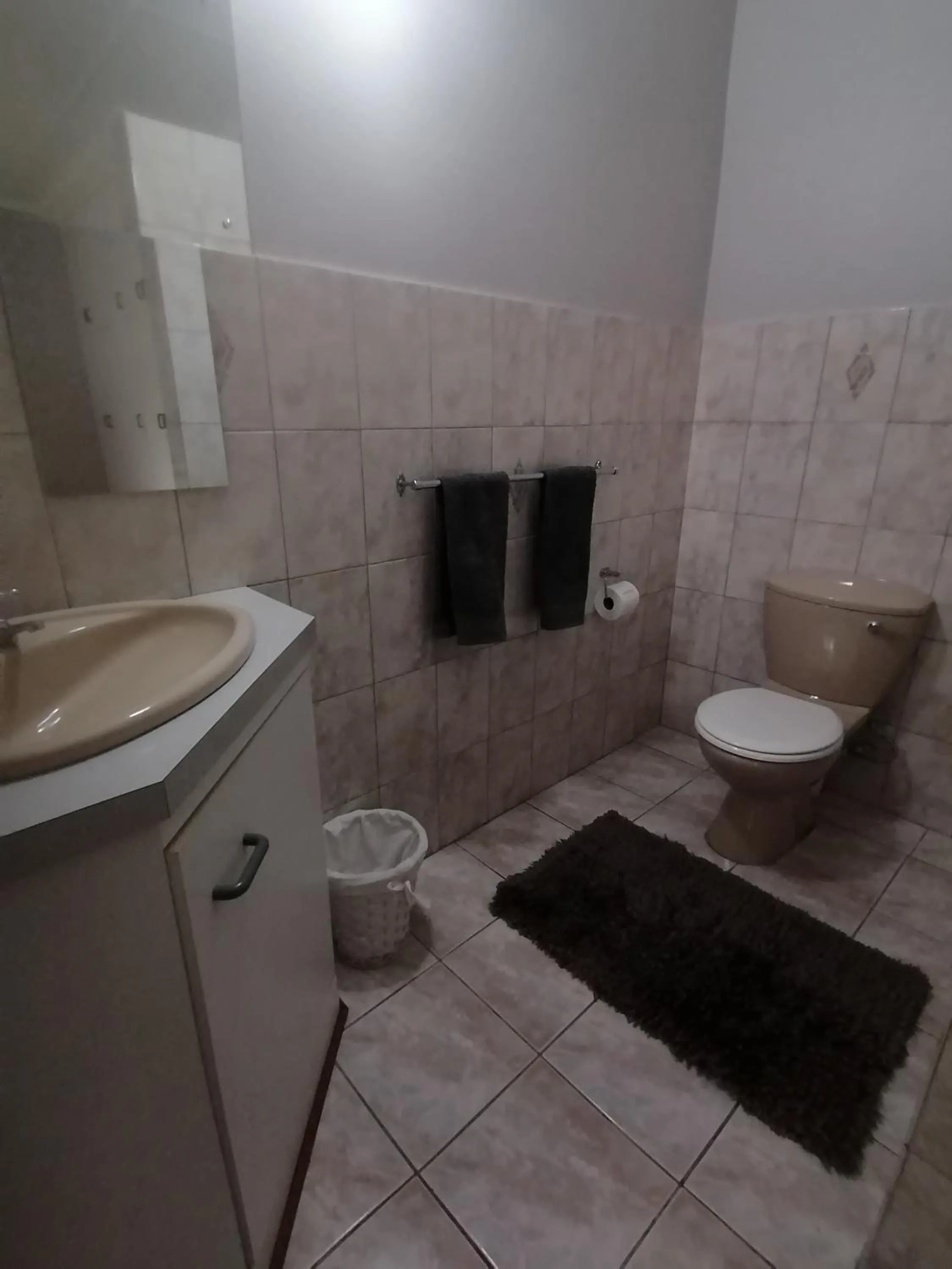 Toilet in Oppi Draai Guesthouse