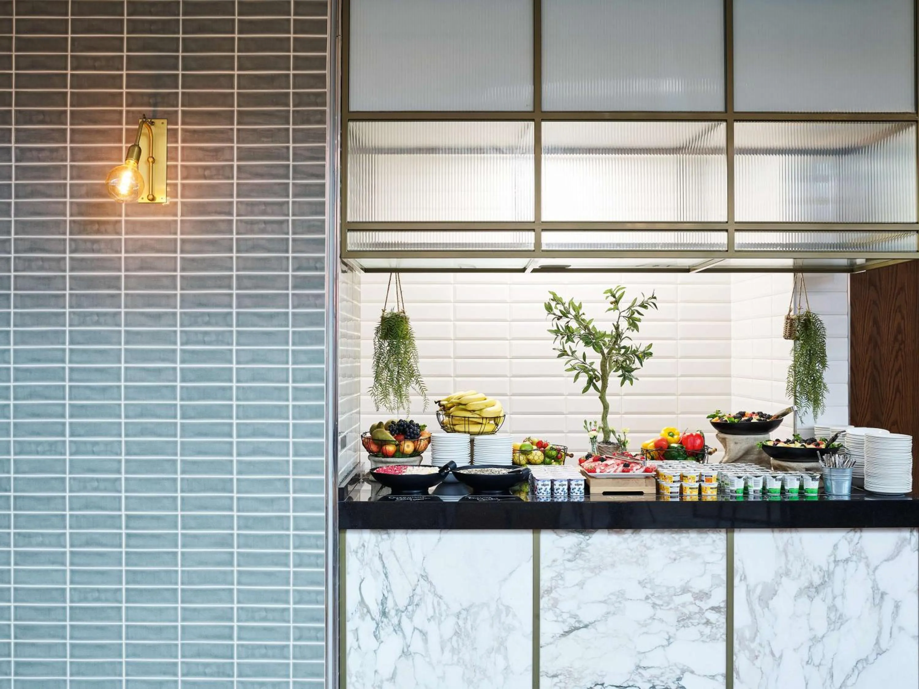 Restaurant/places to eat in Hyatt House Manchester - Aparthotel