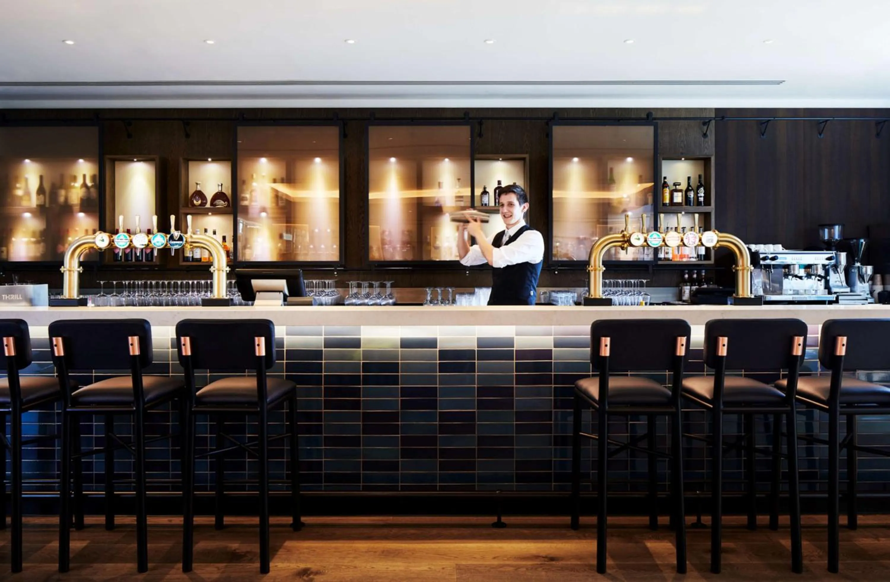 Restaurant/places to eat in Hyatt House Manchester - Aparthotel