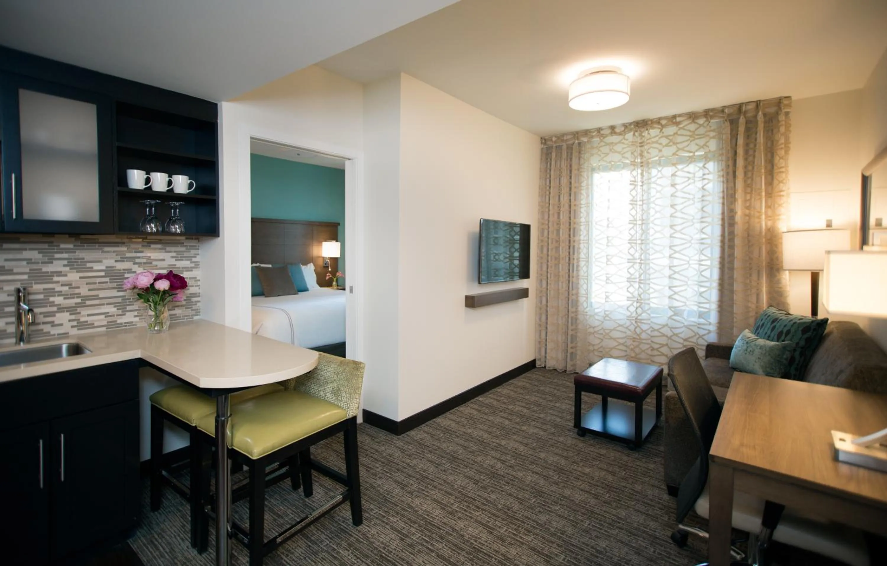 Living room in Staybridge Suites Seattle - South Lake Union by IHG