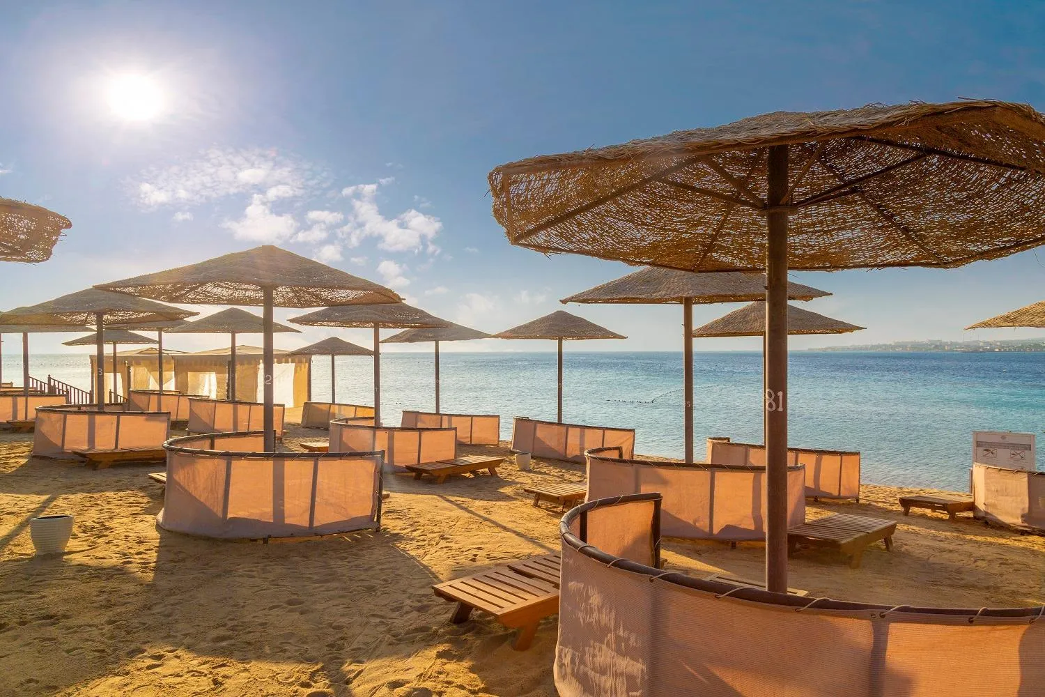 Beach in Grand Waterworld Makadi - Couples and Families Only