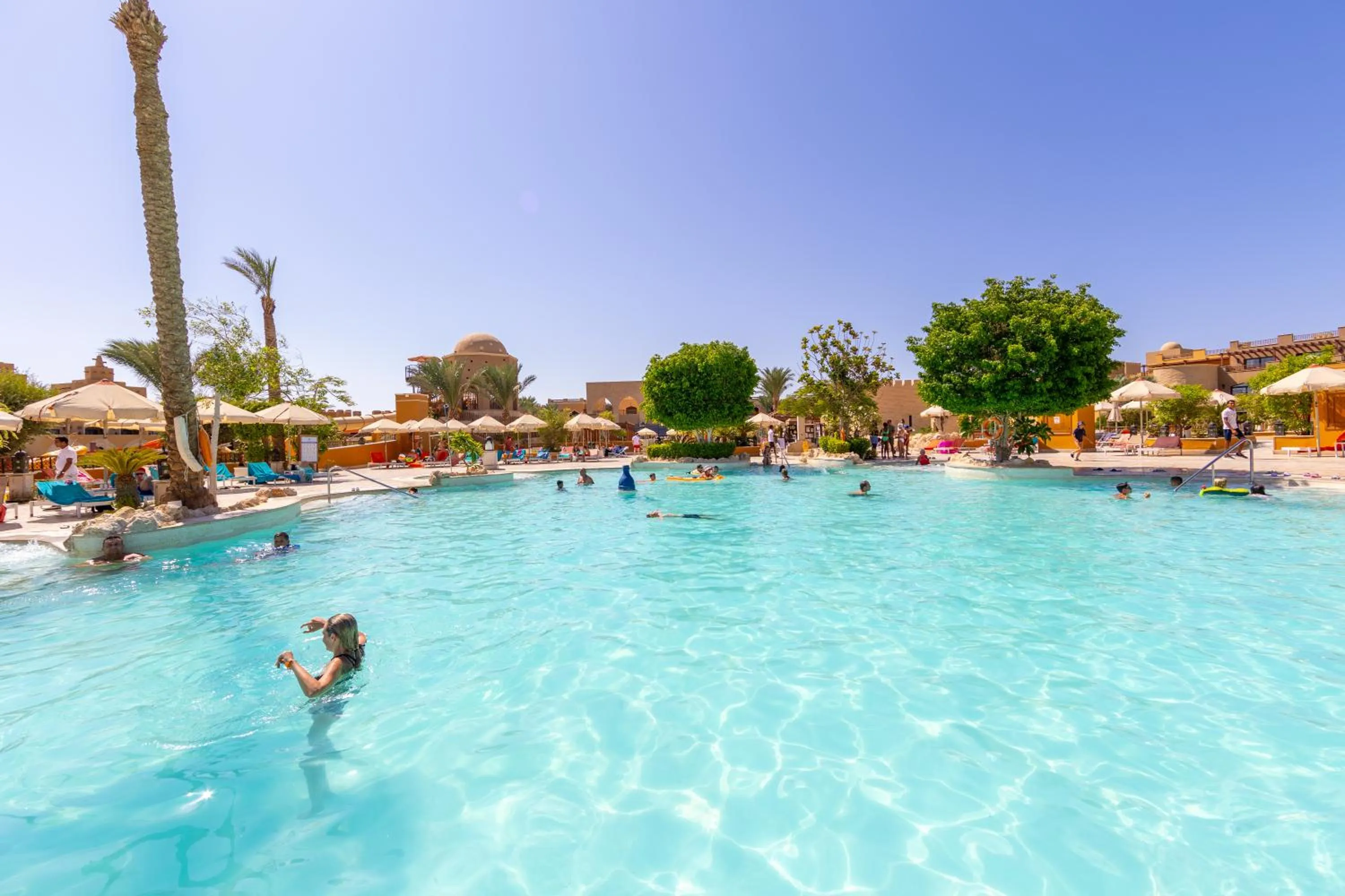 Swimming pool in Grand Waterworld Makadi - Couples and Families Only